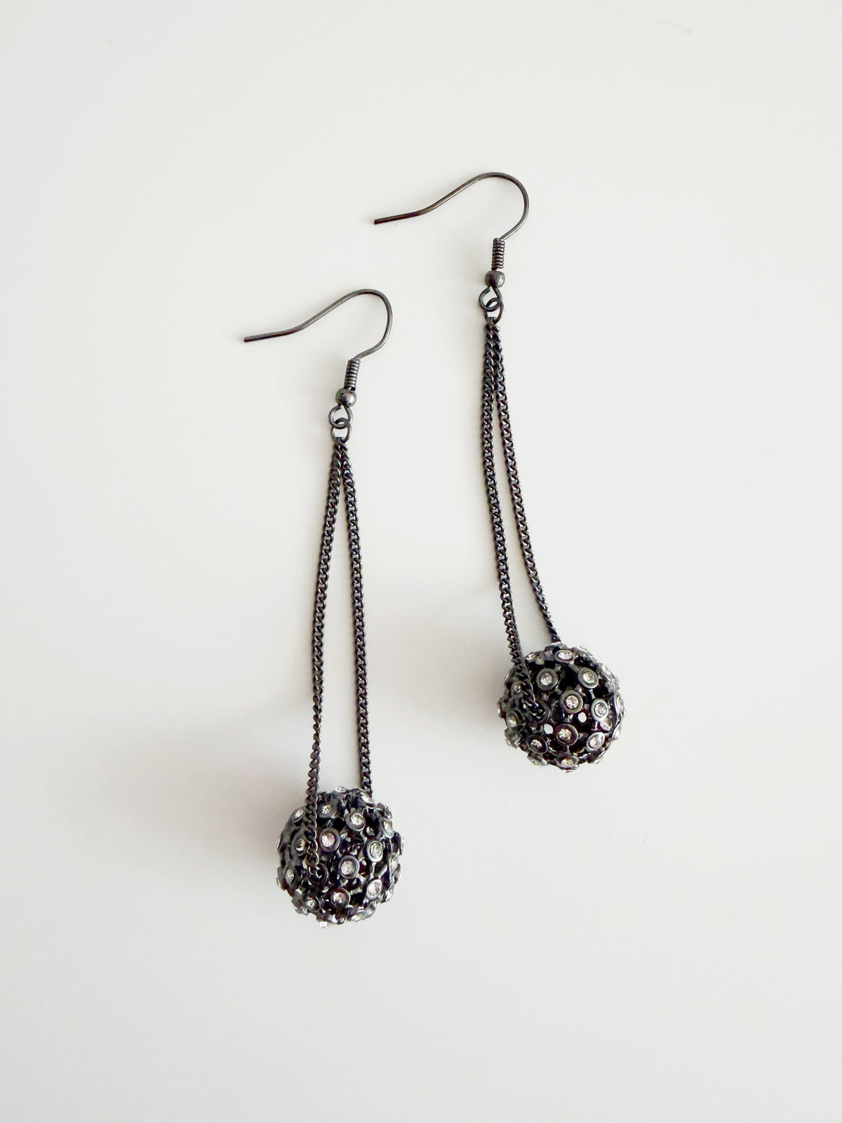 Boucles d'oreilles Lilith black