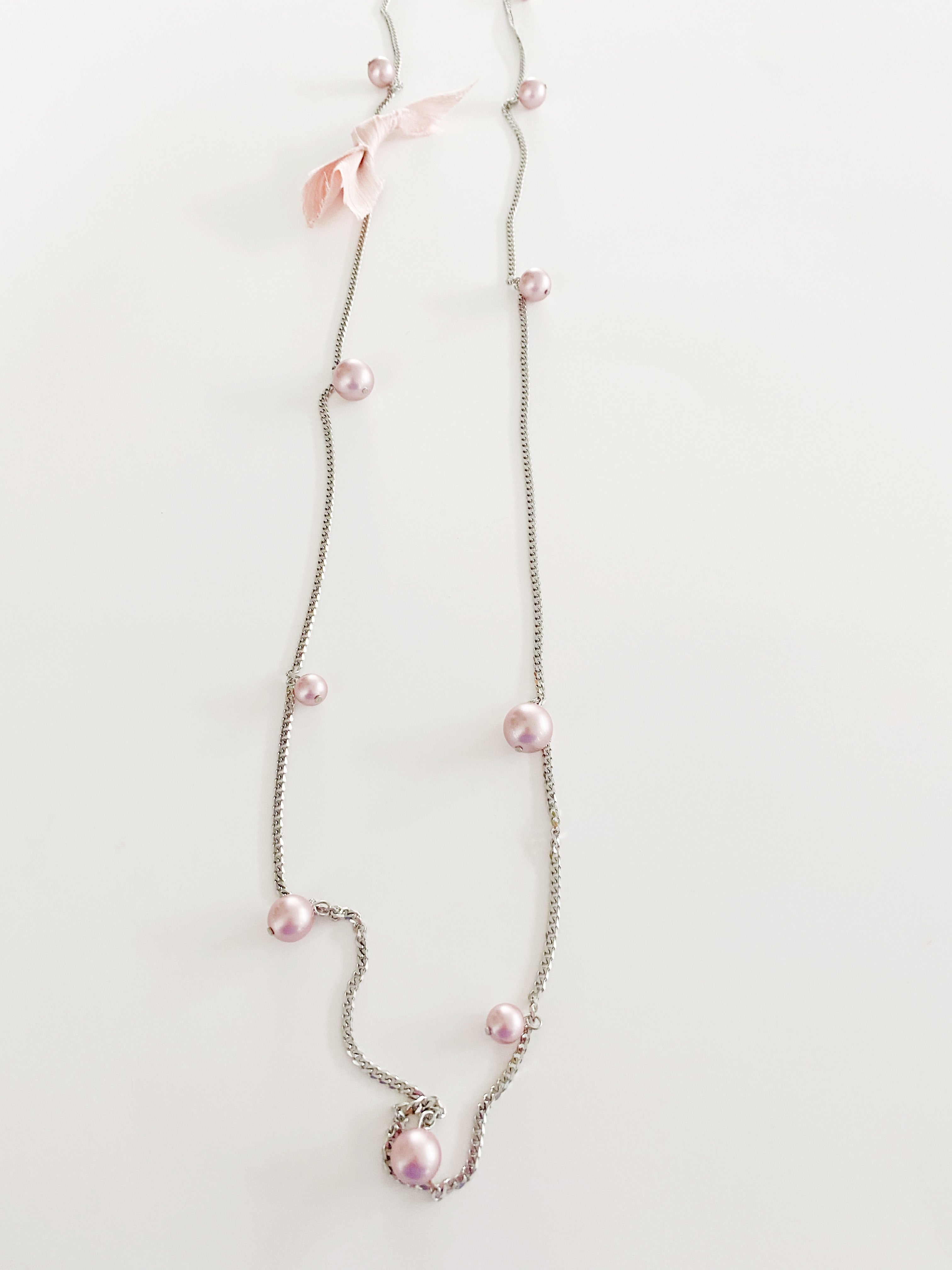 Collier Sautoir Coco rose