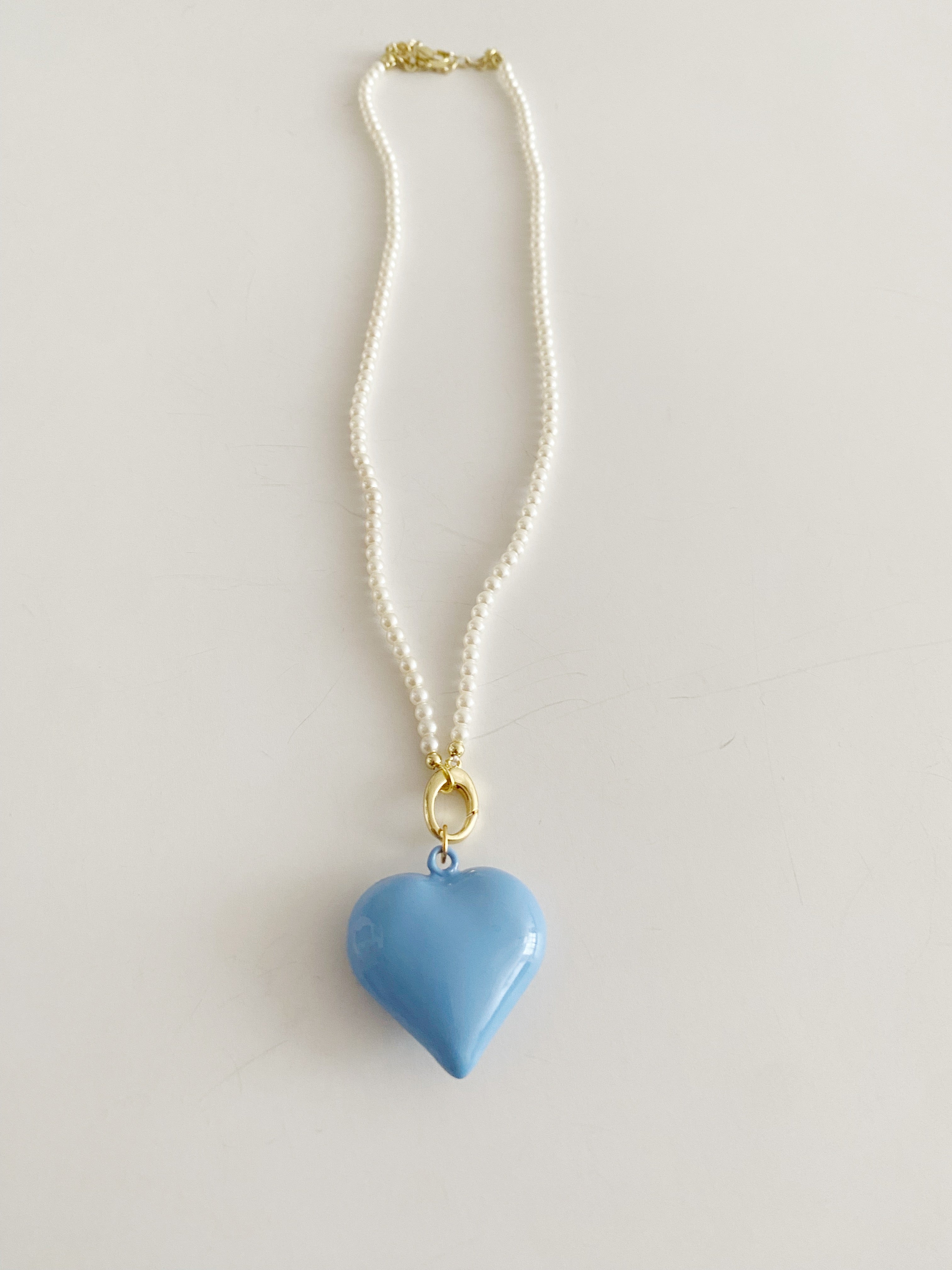 Collier Coeur blue Love