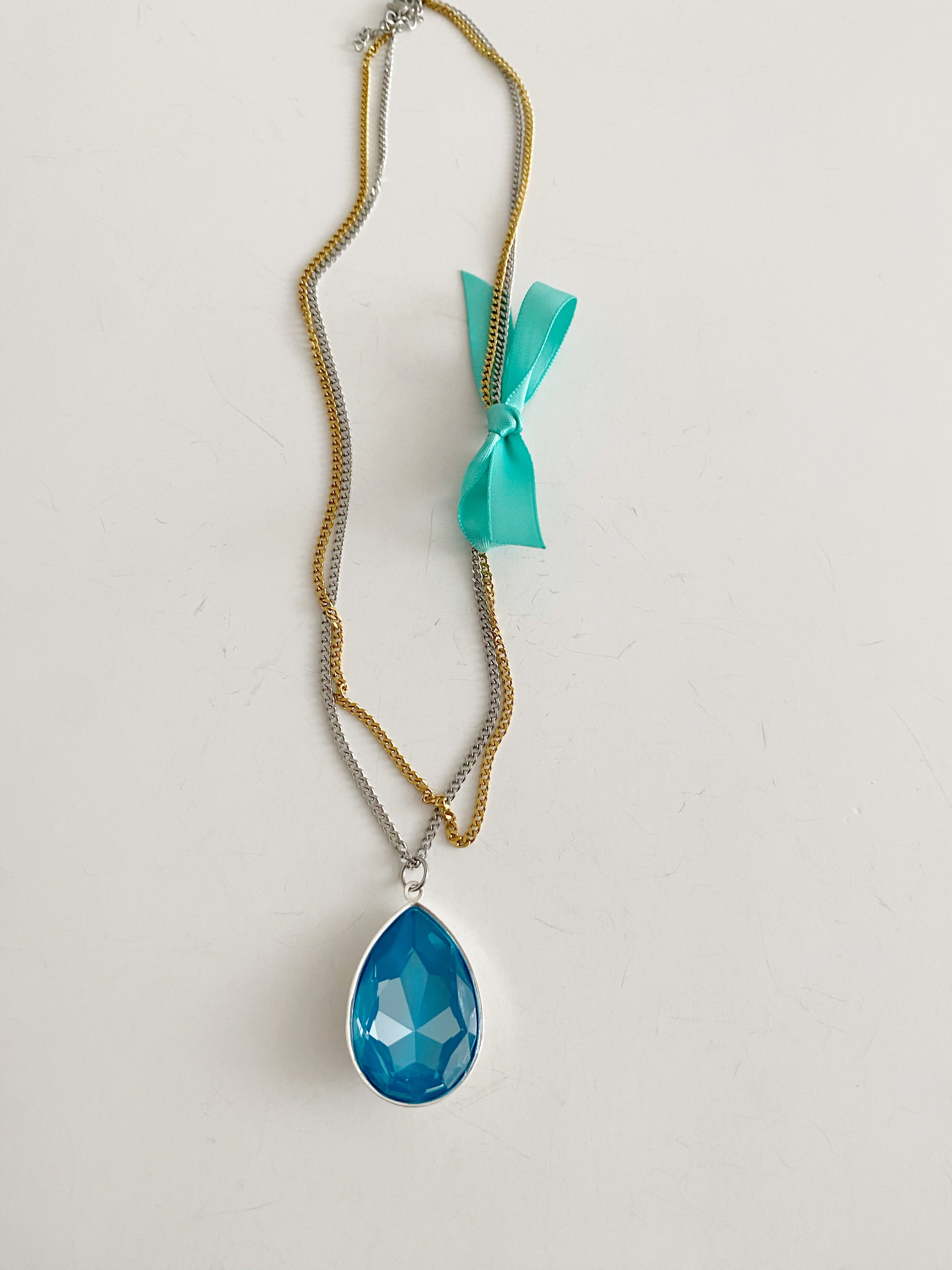 Collier pendentif Teal Love