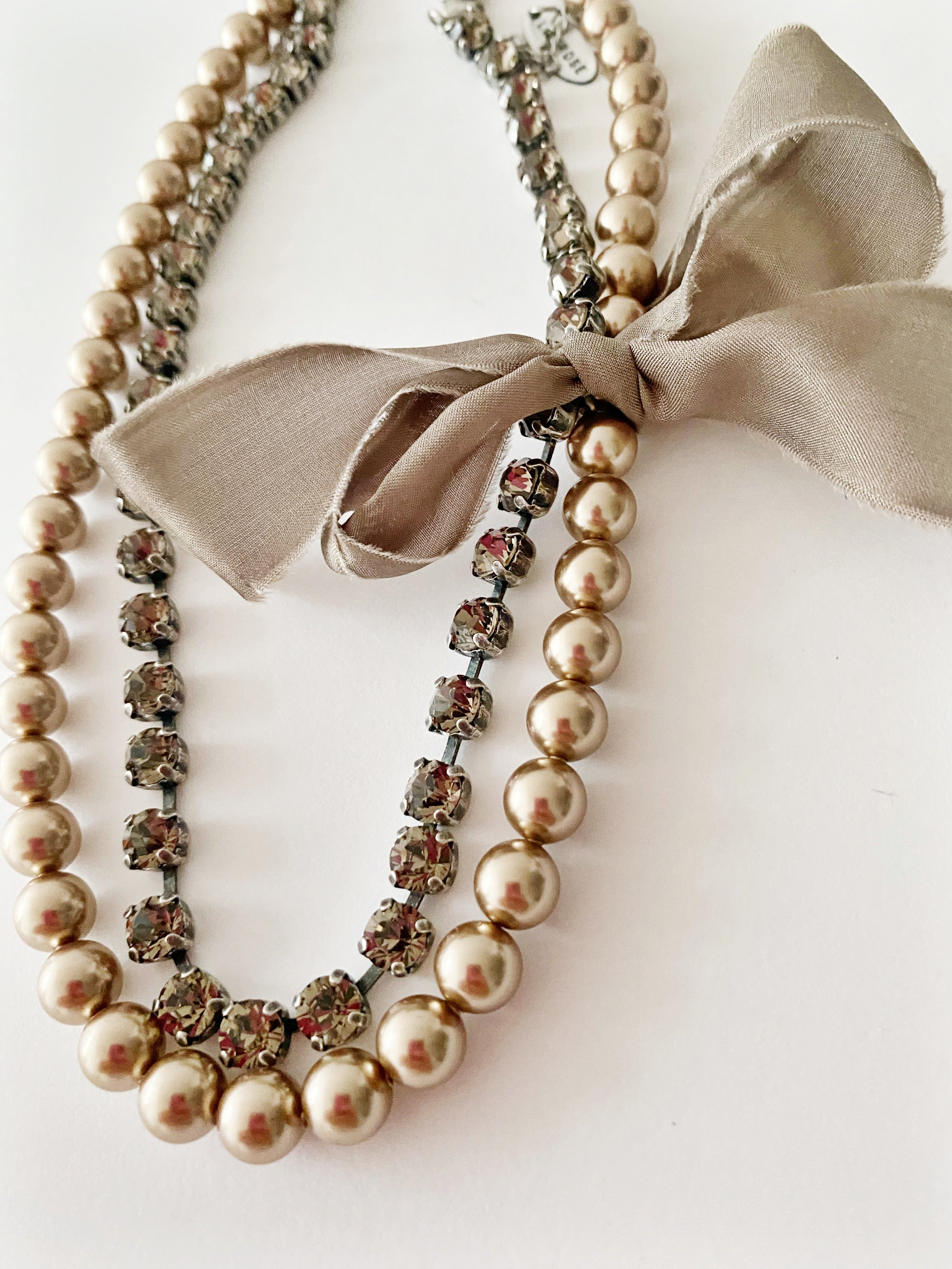 Collier double Tara bronze