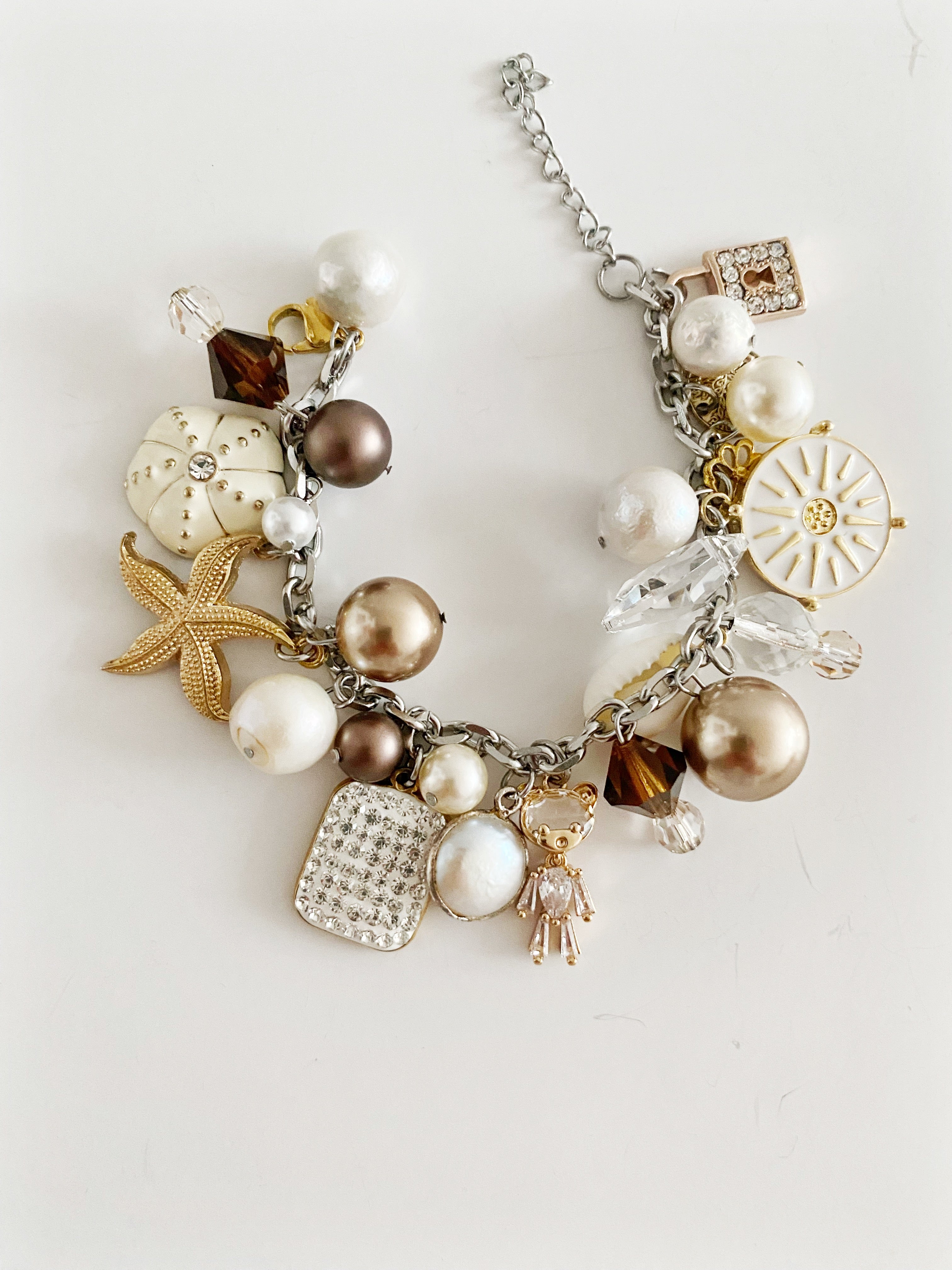 Bracelet breloques Bal Blanc