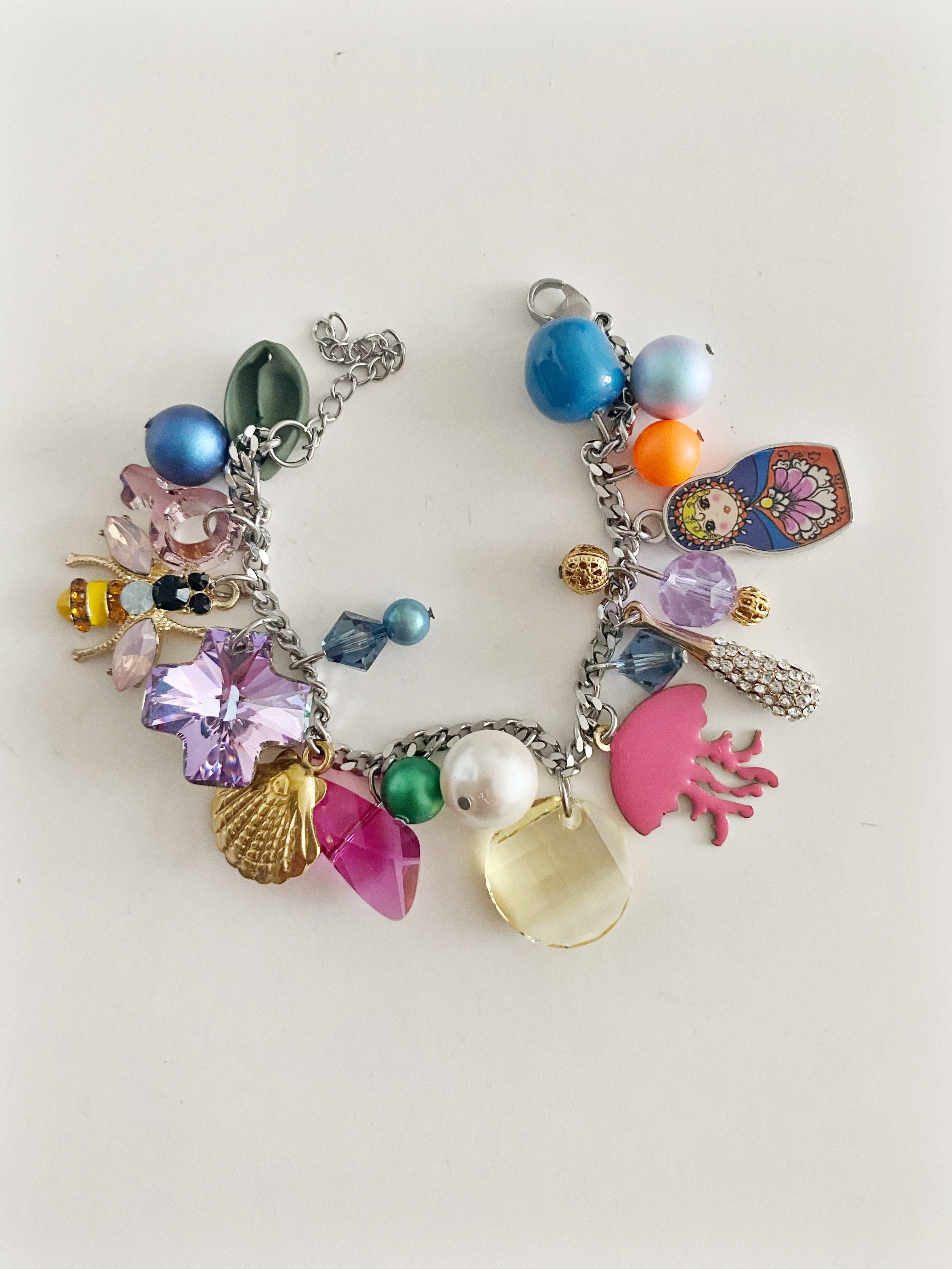 Bracelet breloques Bonheur de voyage