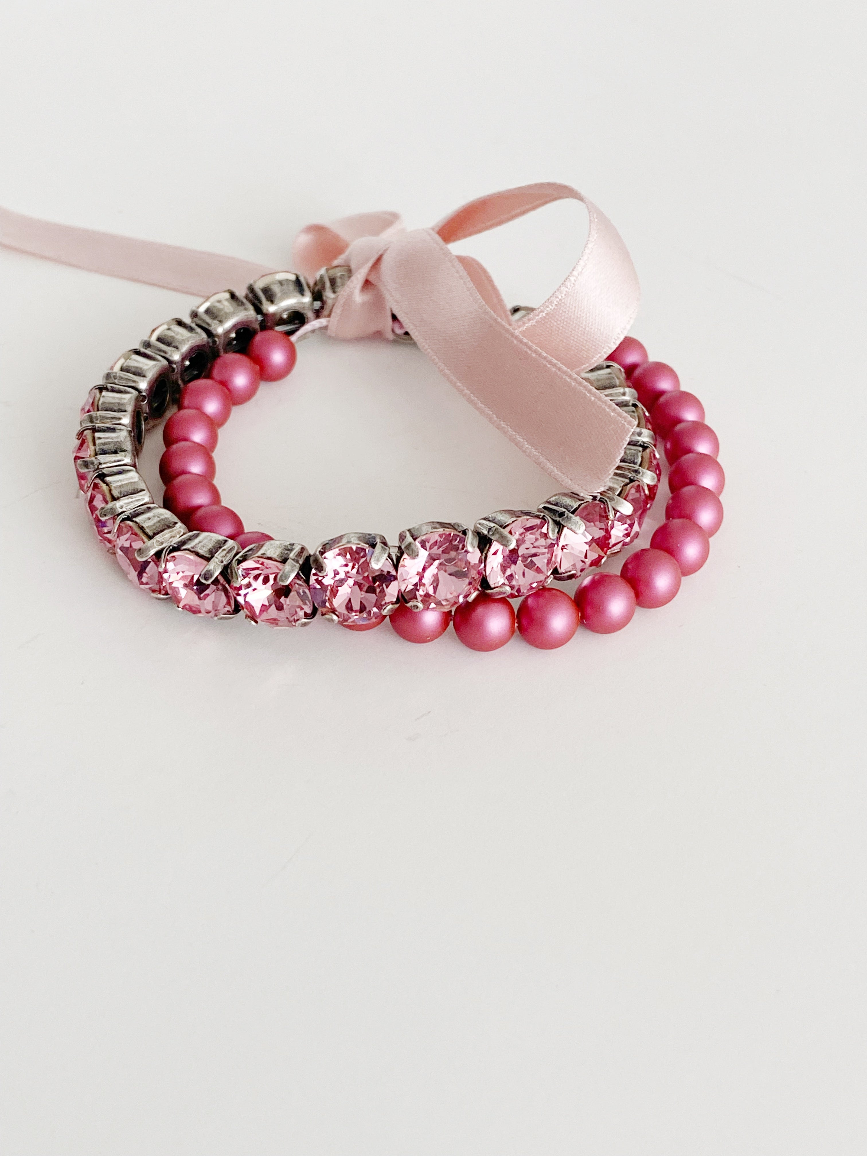 Ensemble de bracelets Rose bonbon❤️🔥🌹💋