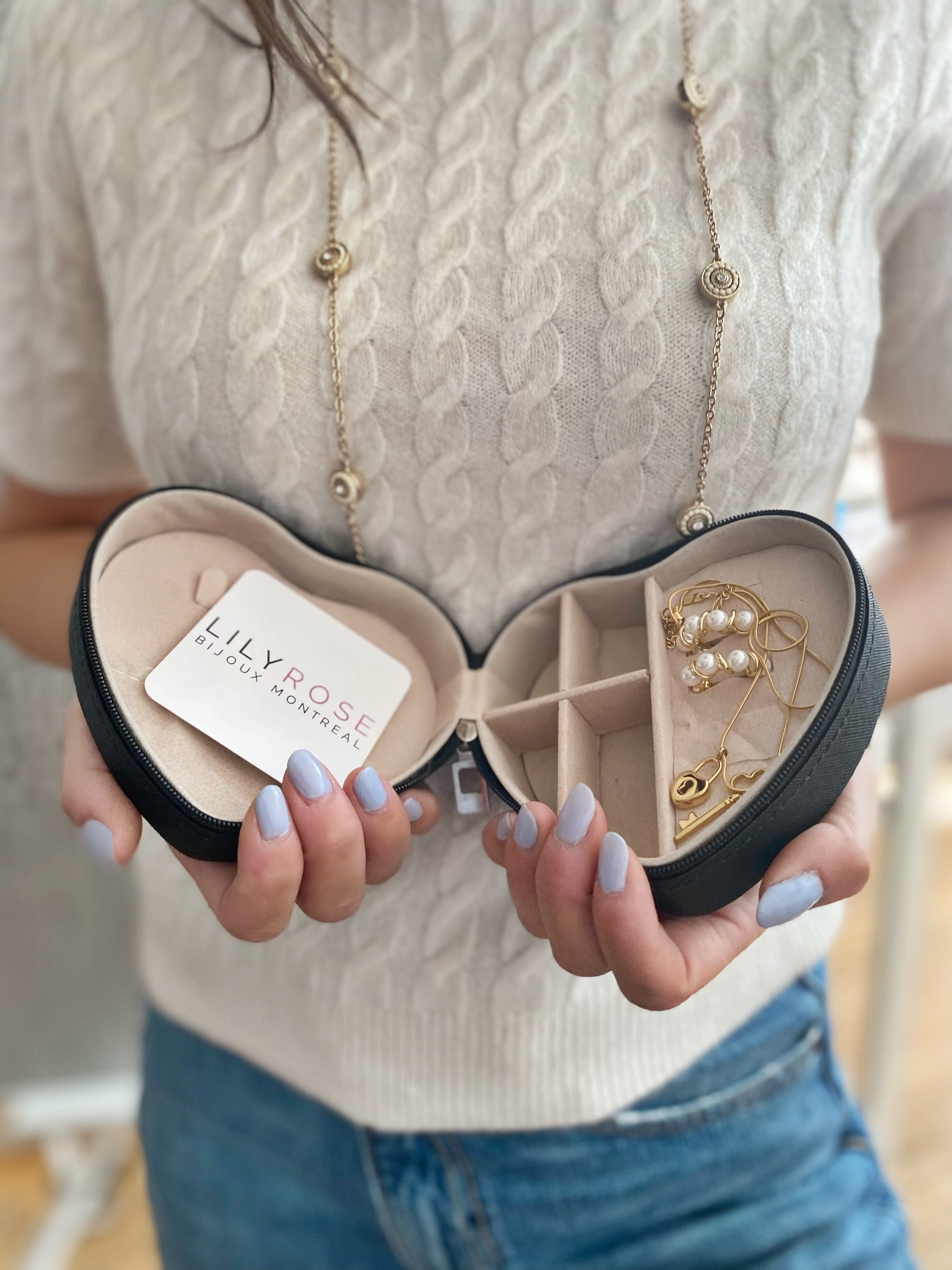 Boite Lily Rose en automne ✨\ gold