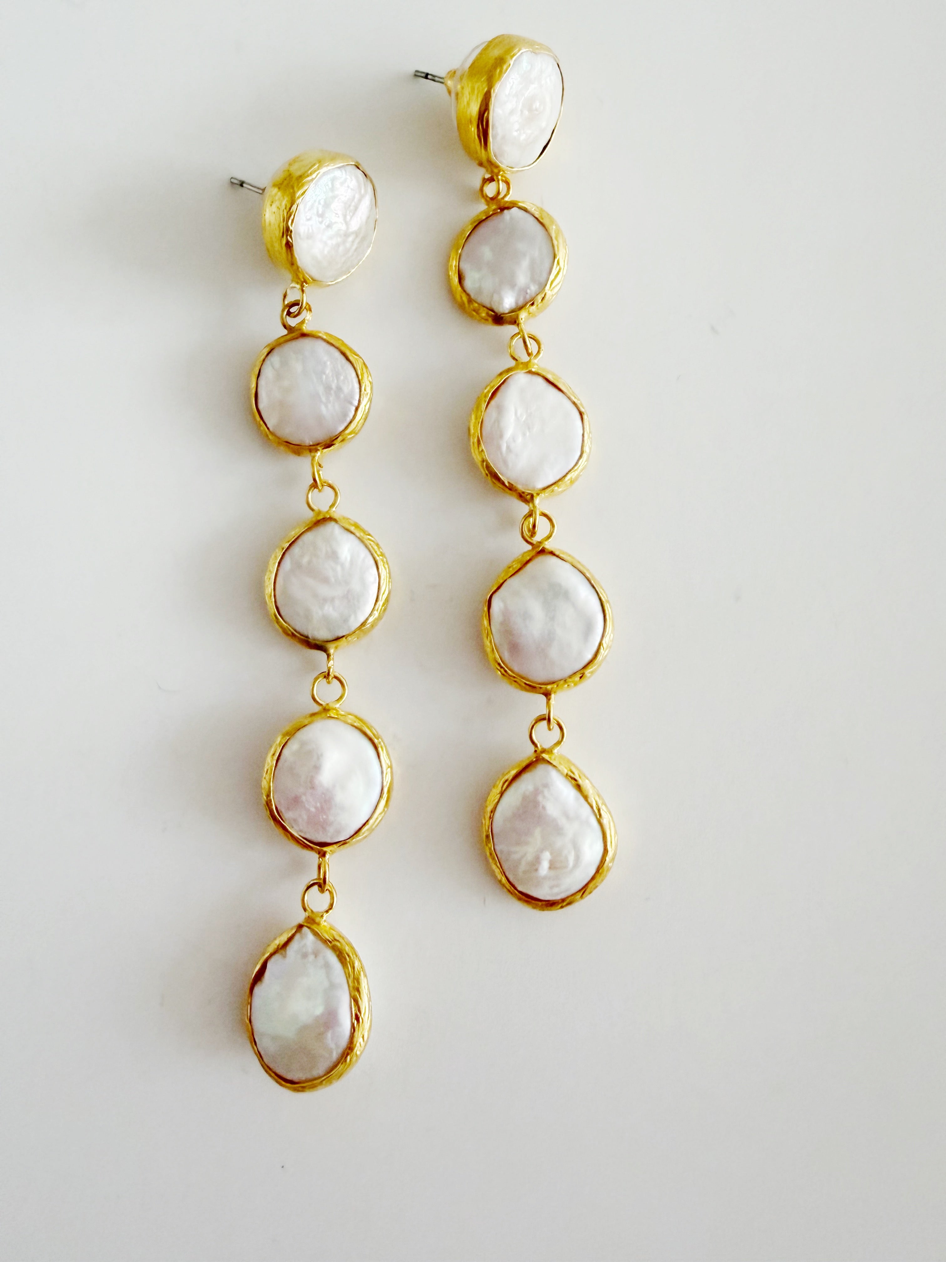 Boucles d'oreilles Ocean pearls
