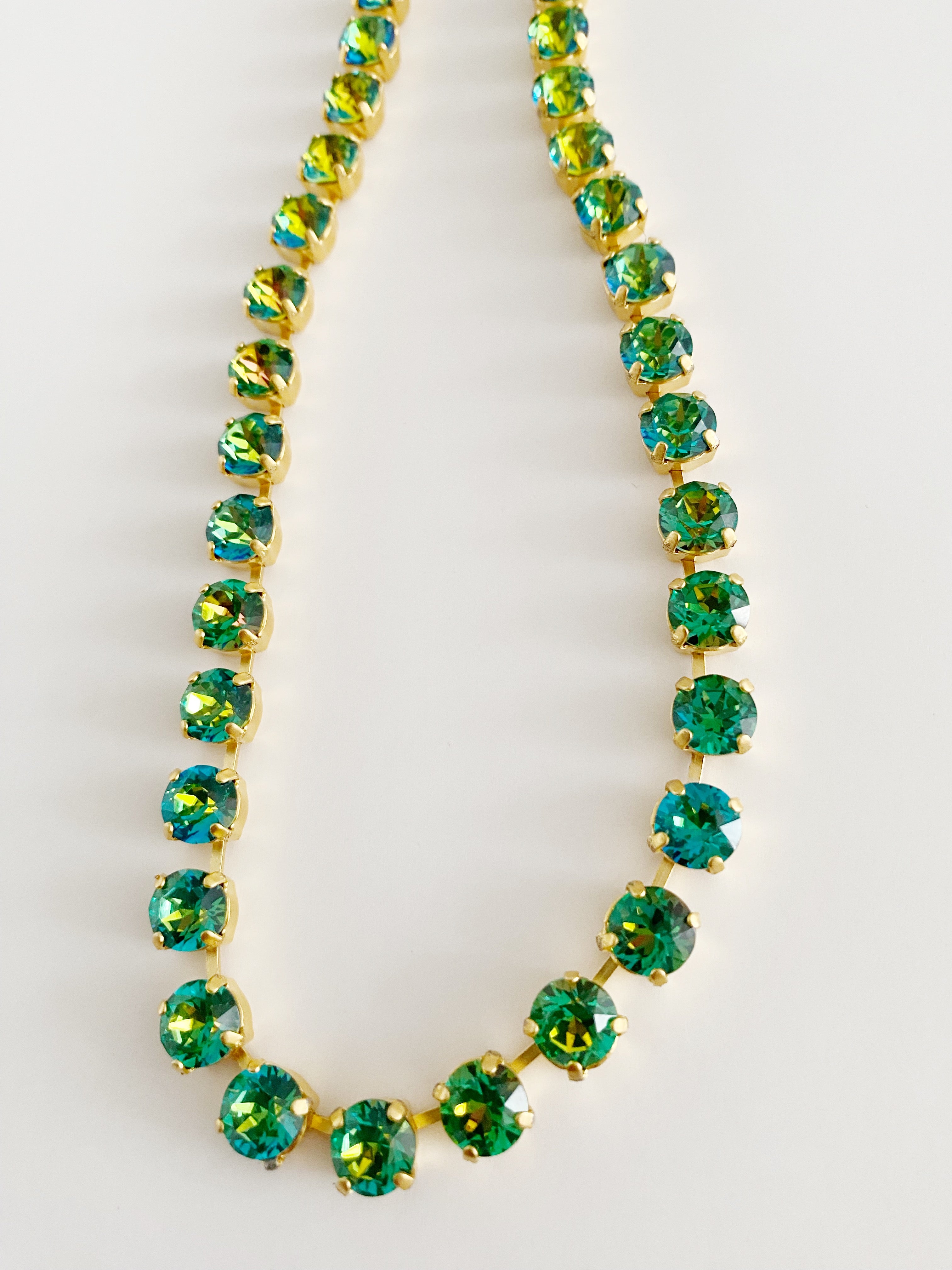 Collier Safira Electric Storm \ gold