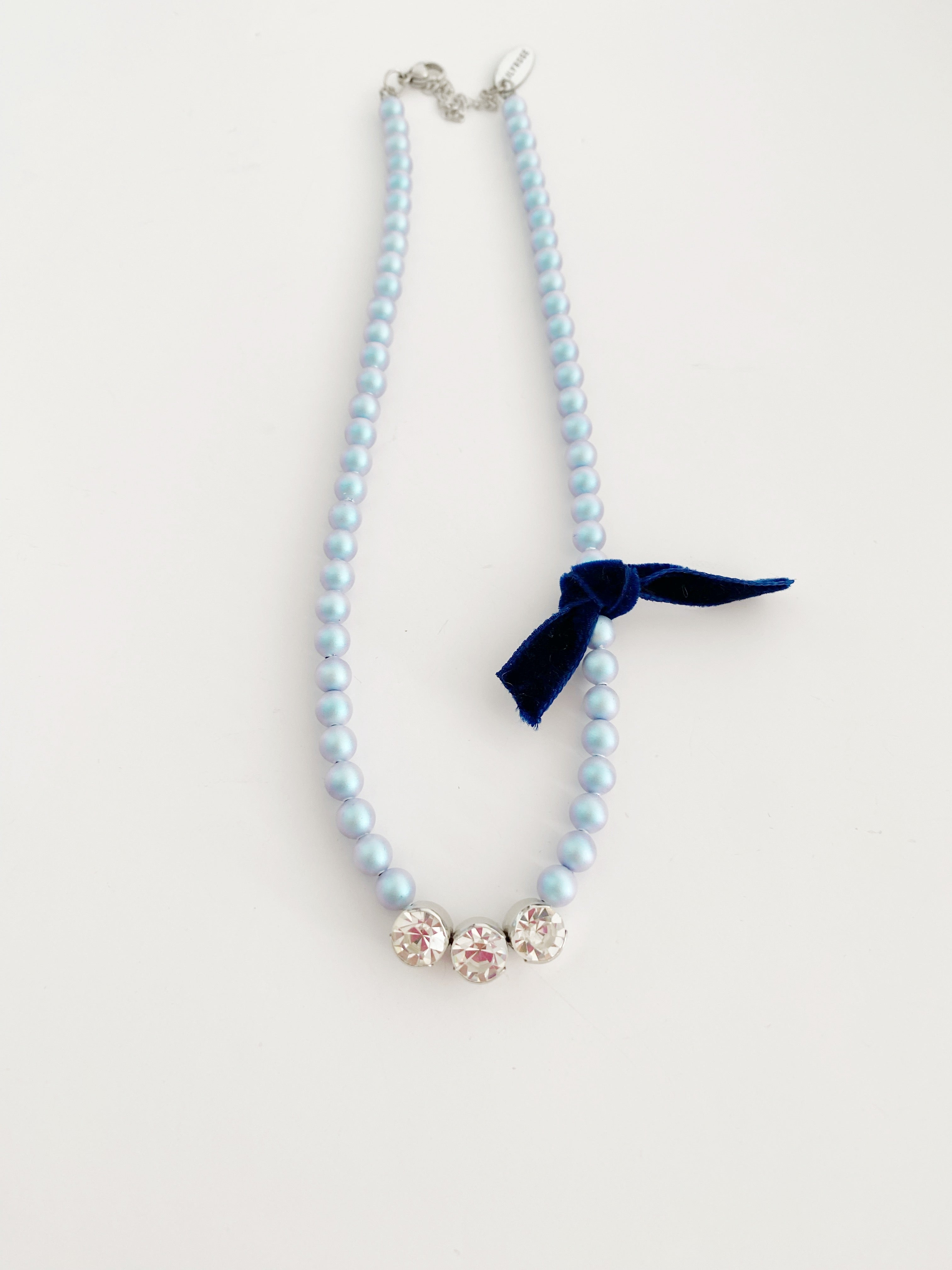 Collier de perles Kate \light blue / PRIX SPĂCIAL đ