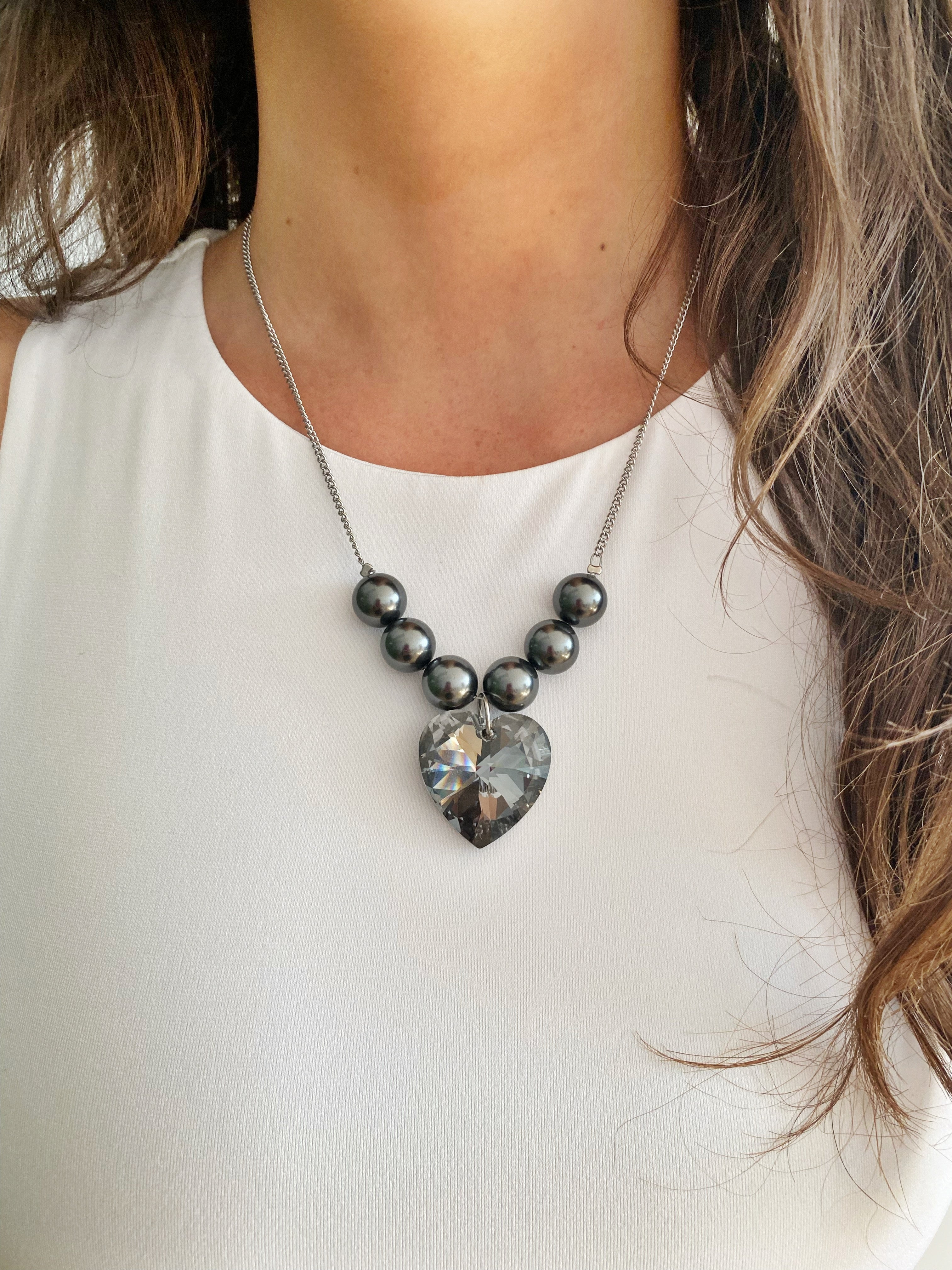 Collier Love \silvernight