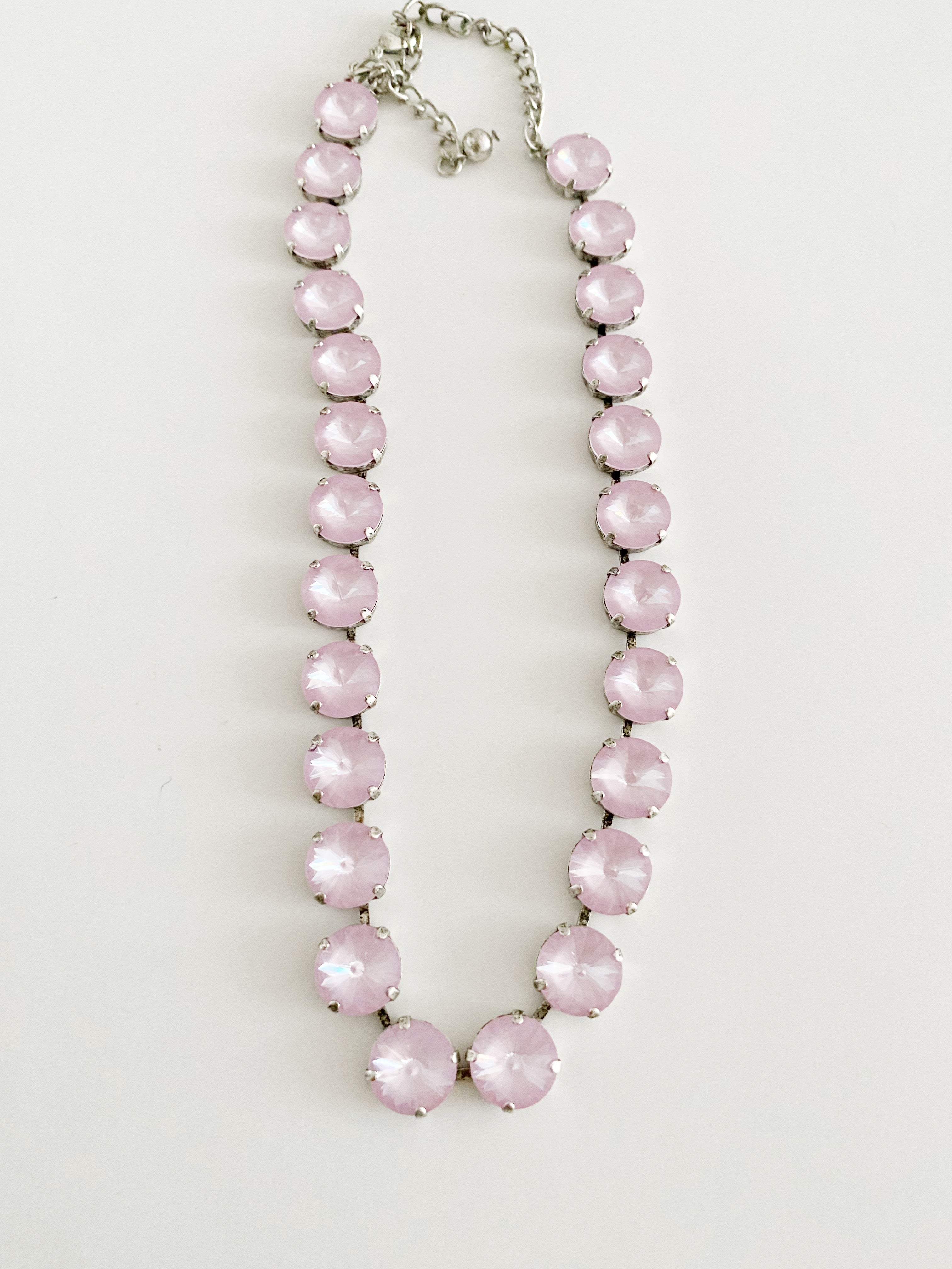 Collier Gypsie argent oxydé ROSE CRÈME \ ÉCHANTILLON \ SAMPLE SALE