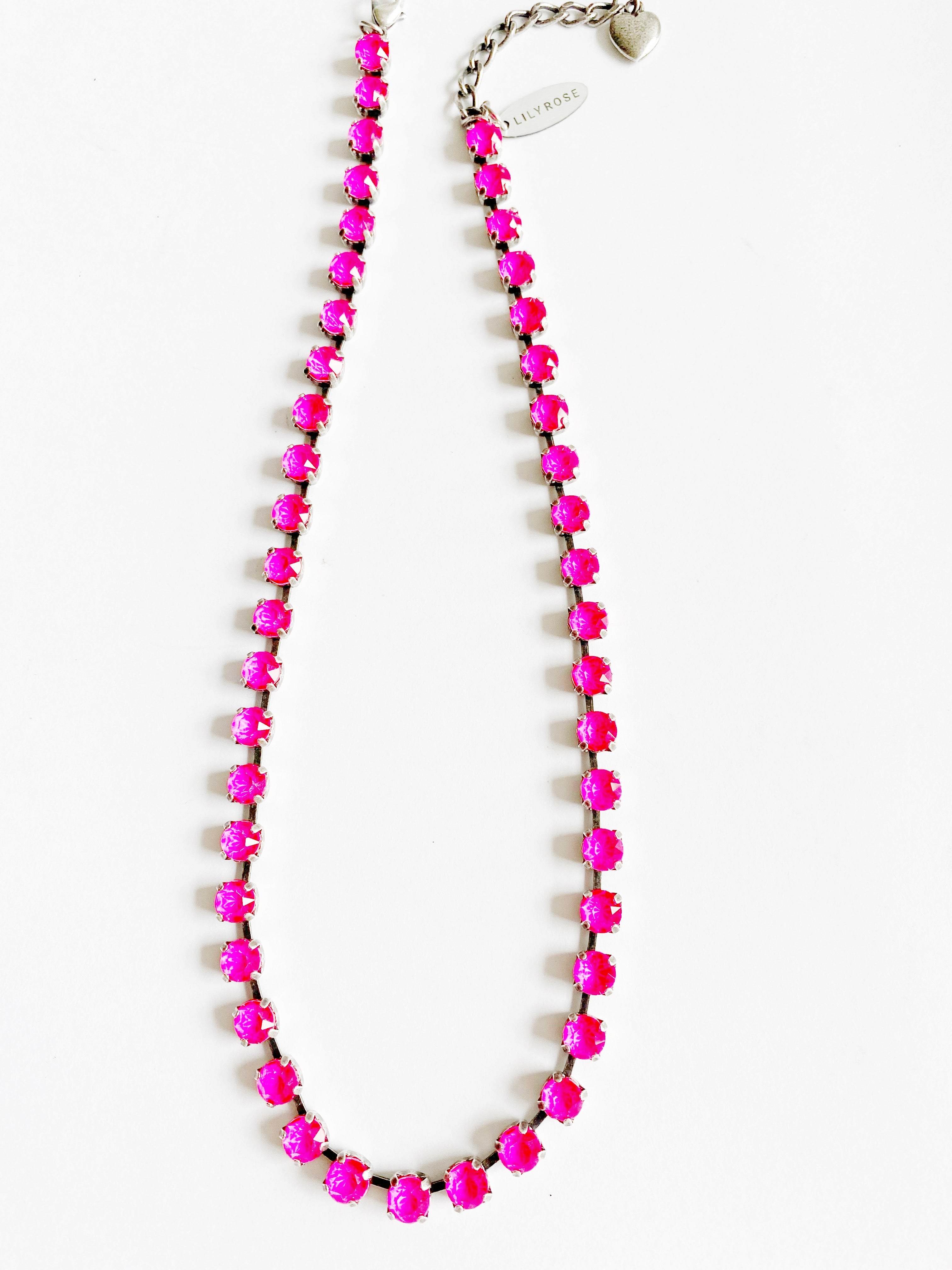 Collier Tinker electric pink