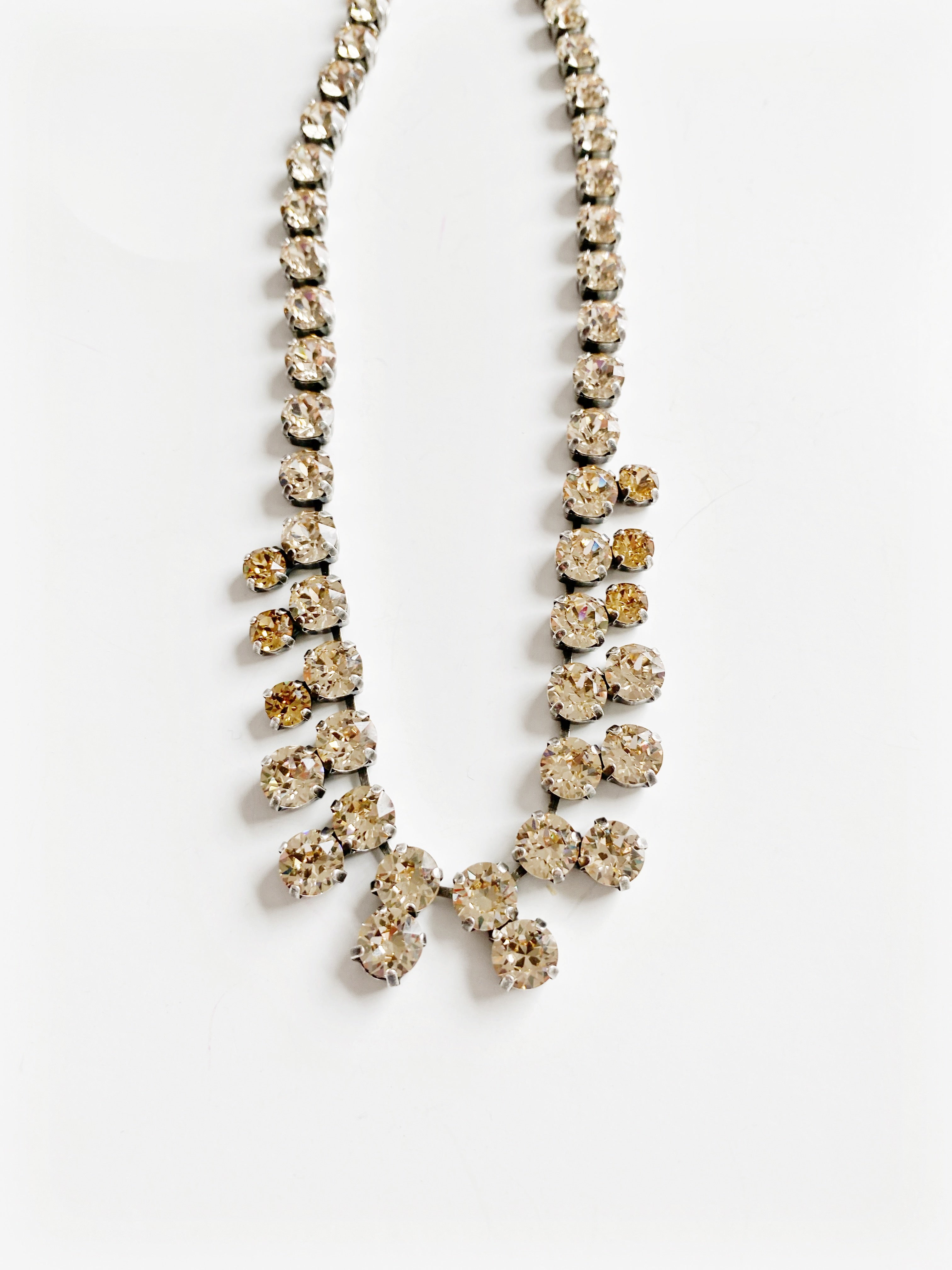 Collier Bal en bubbly Champagne