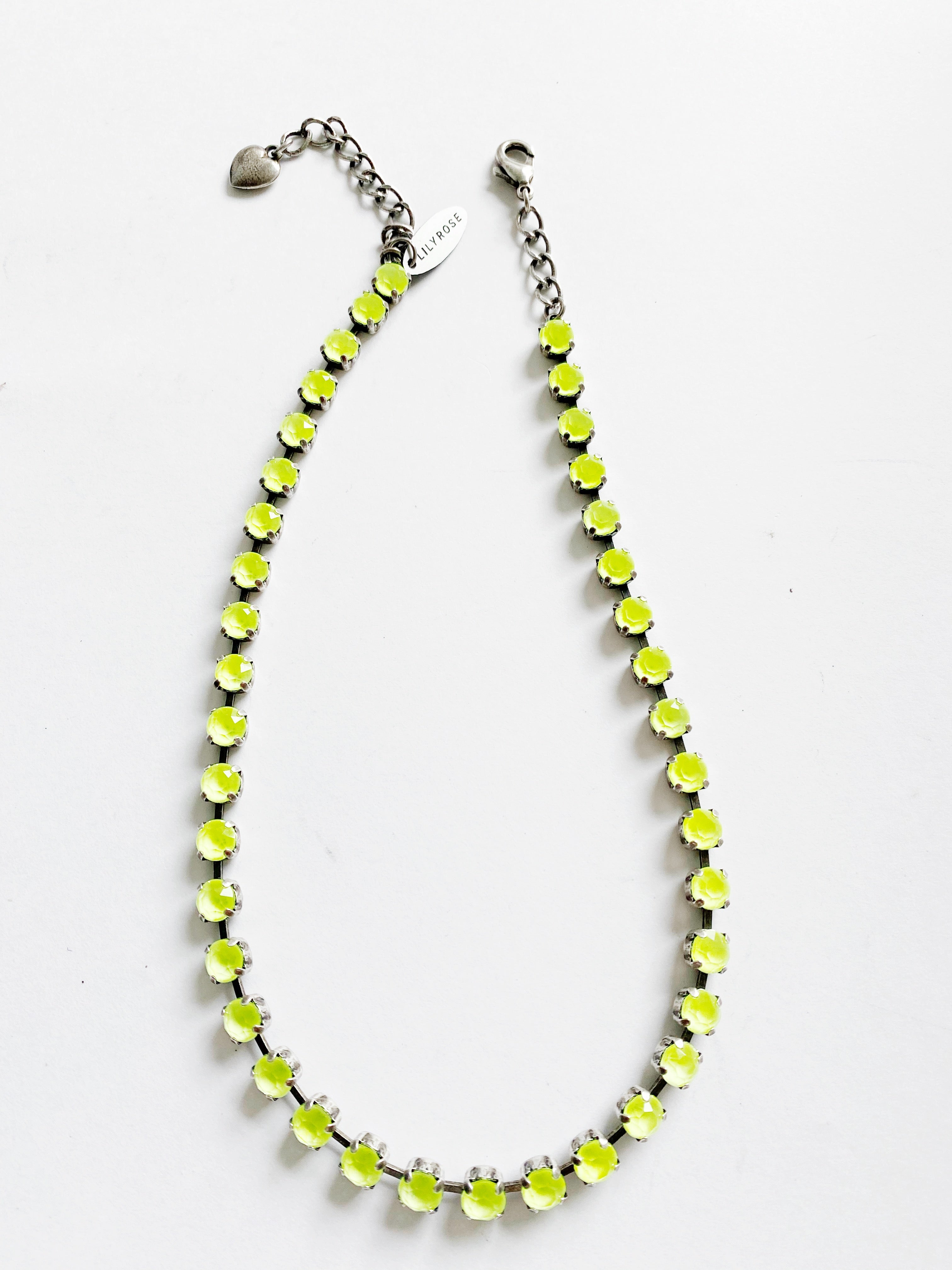 Collier Tinker jaune néon
