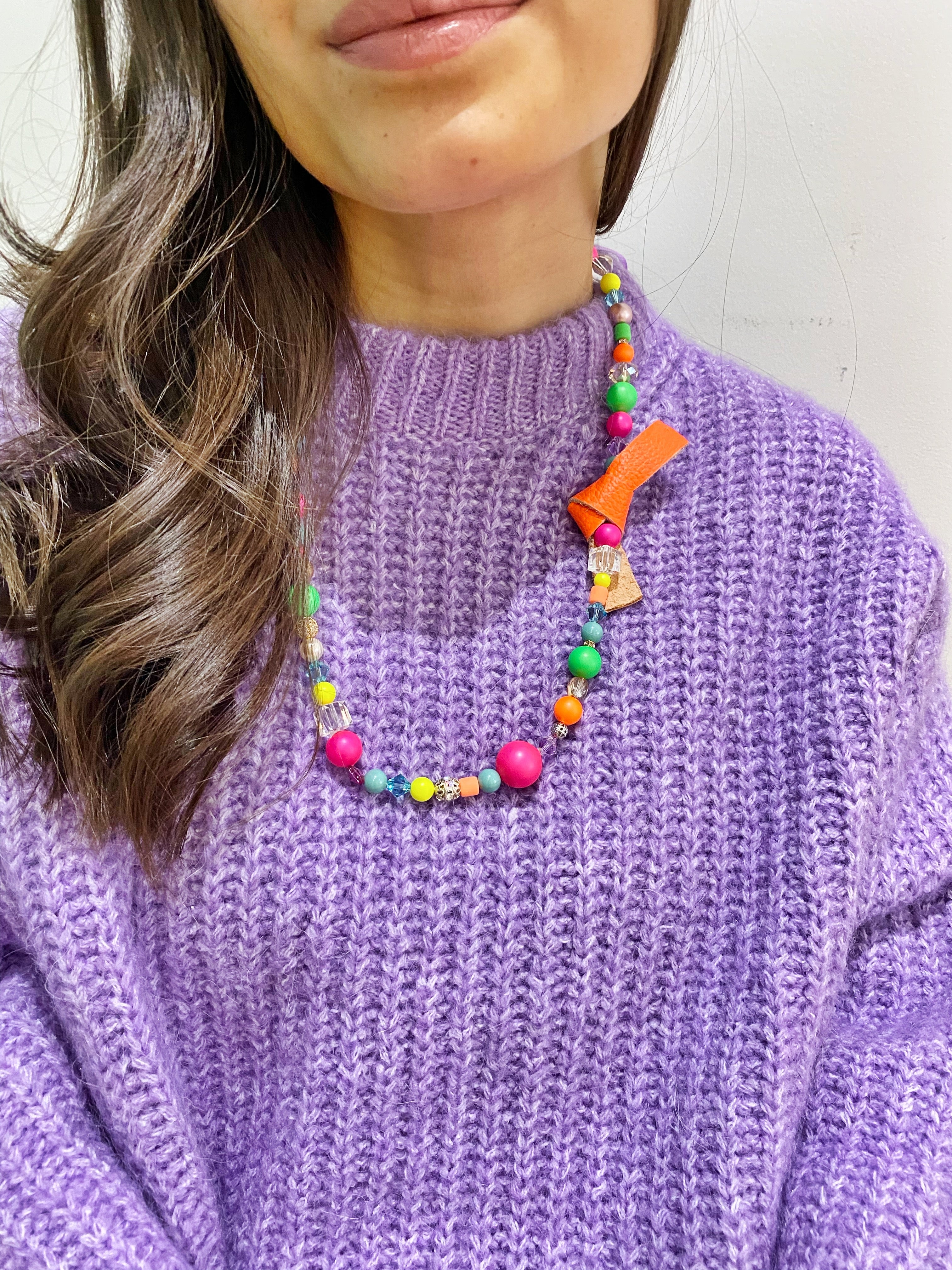 Collier semi long Tutti frutti LR đ