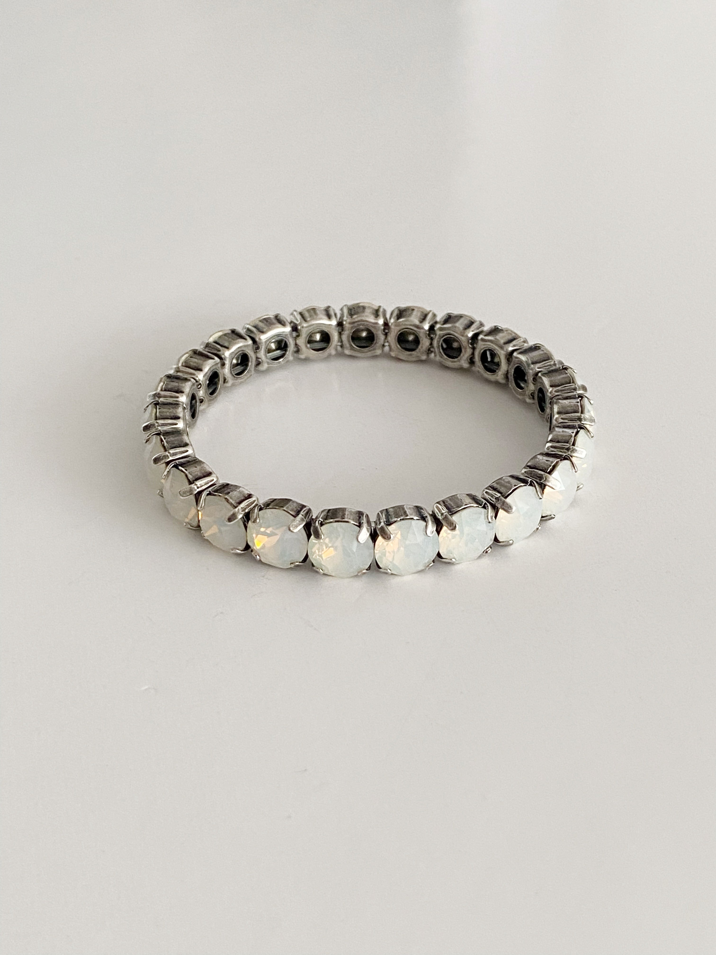 Bracelet élastique Opal Blanc 🤍