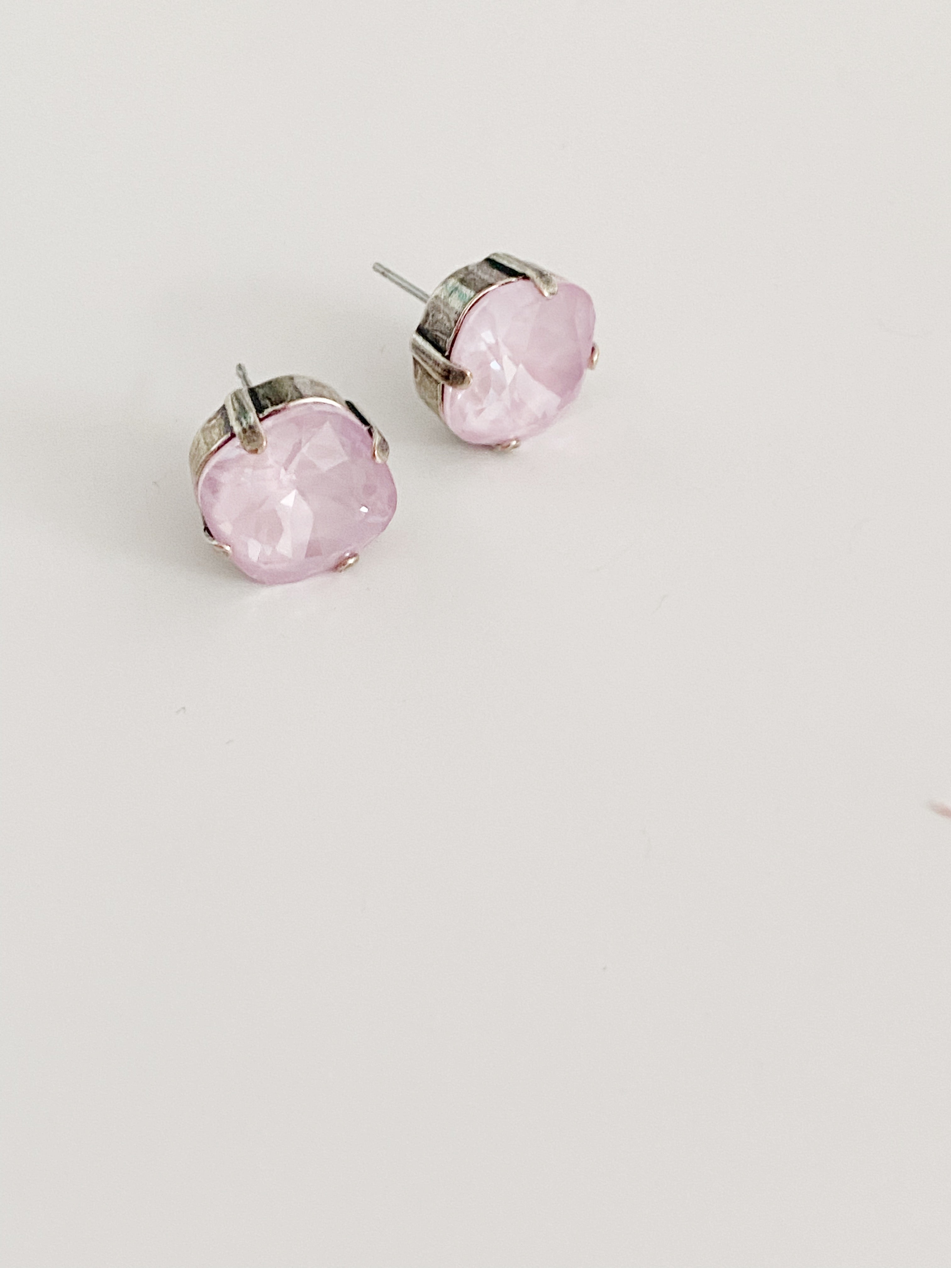 Boucles d'oreilles Glam soft pink🎉