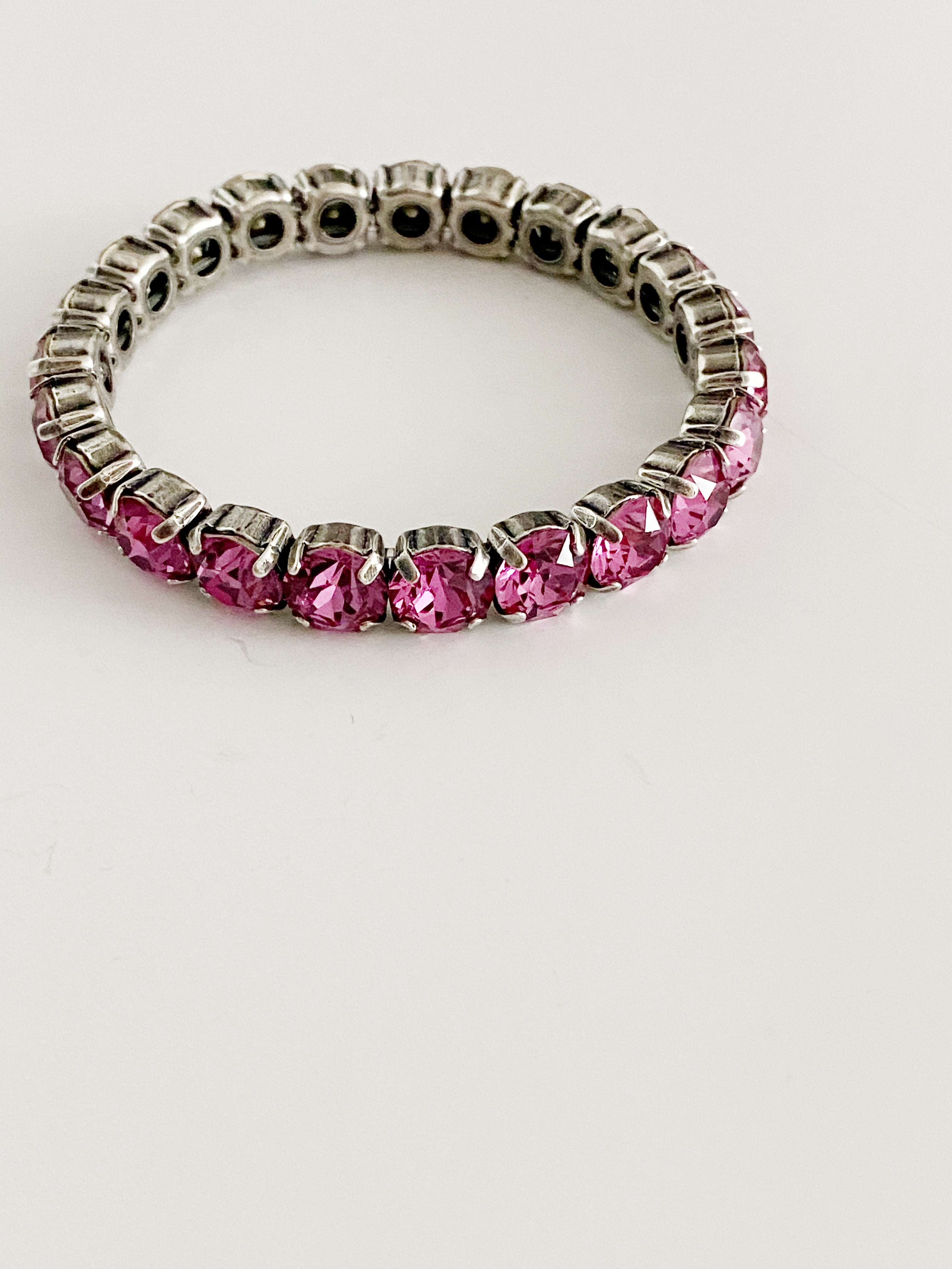 Bracelet élastique  Dark rose