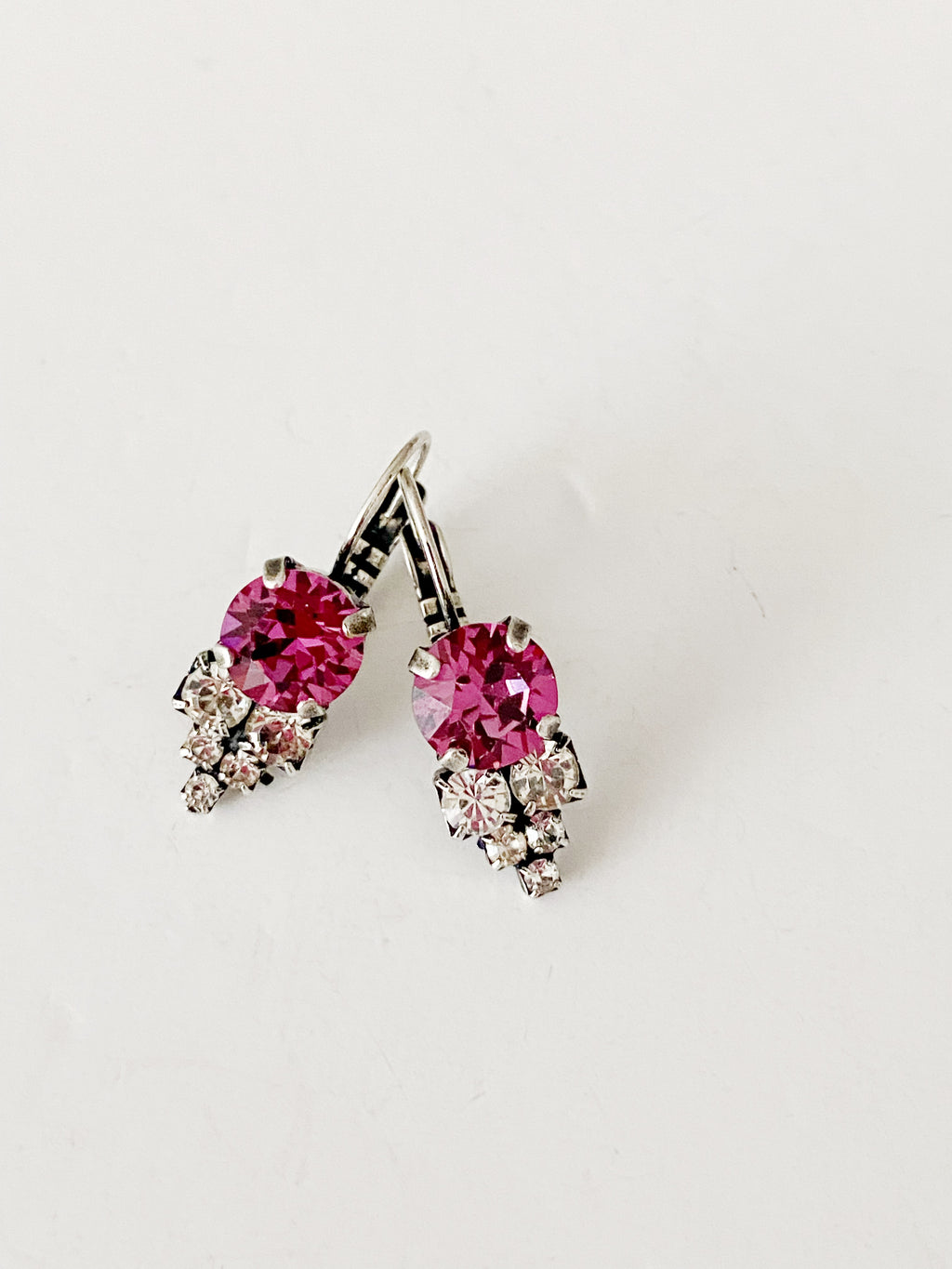 Boucles d'oreilles Eloise \dark rose