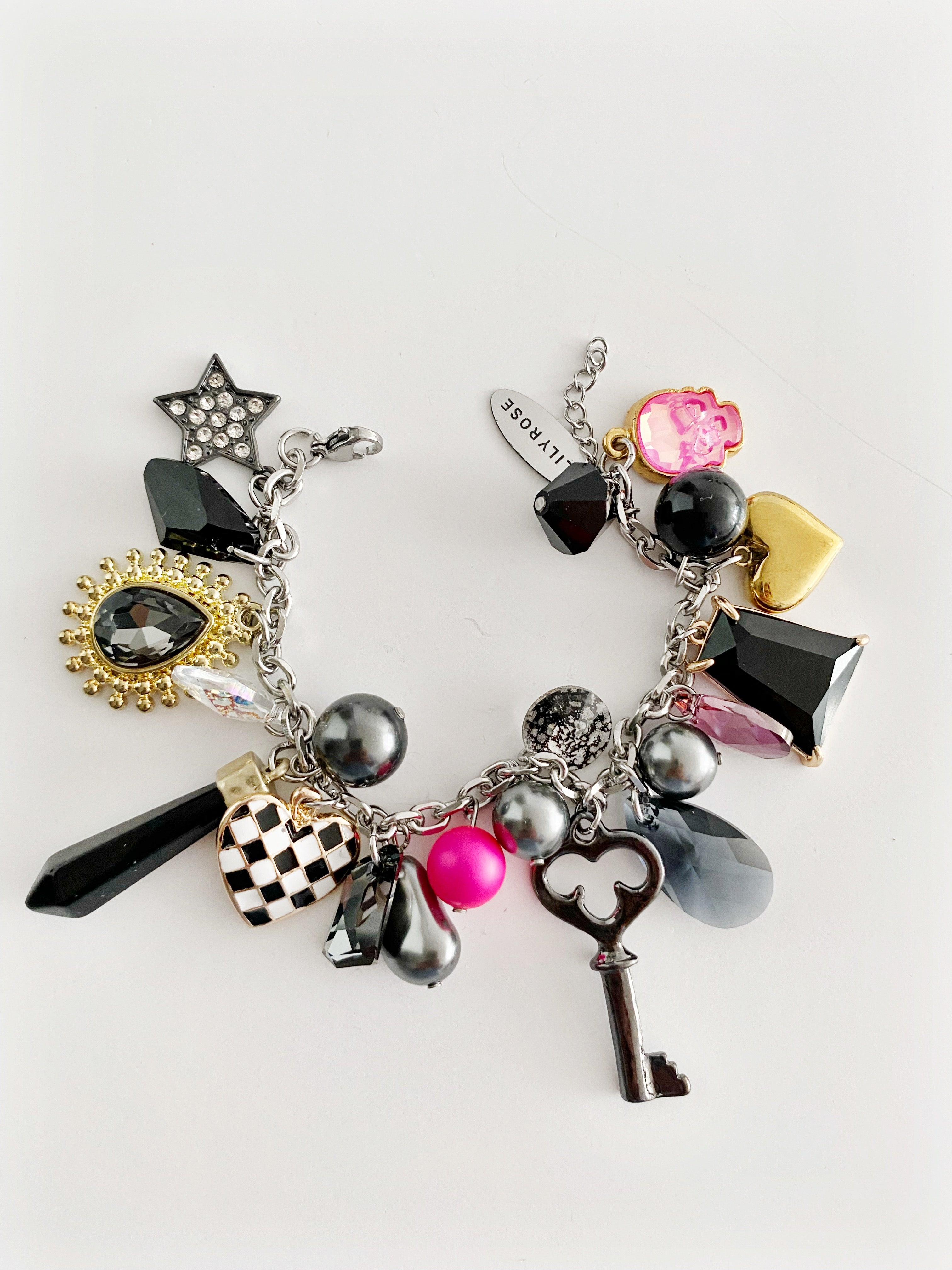 Bracelet Pink and black crush
