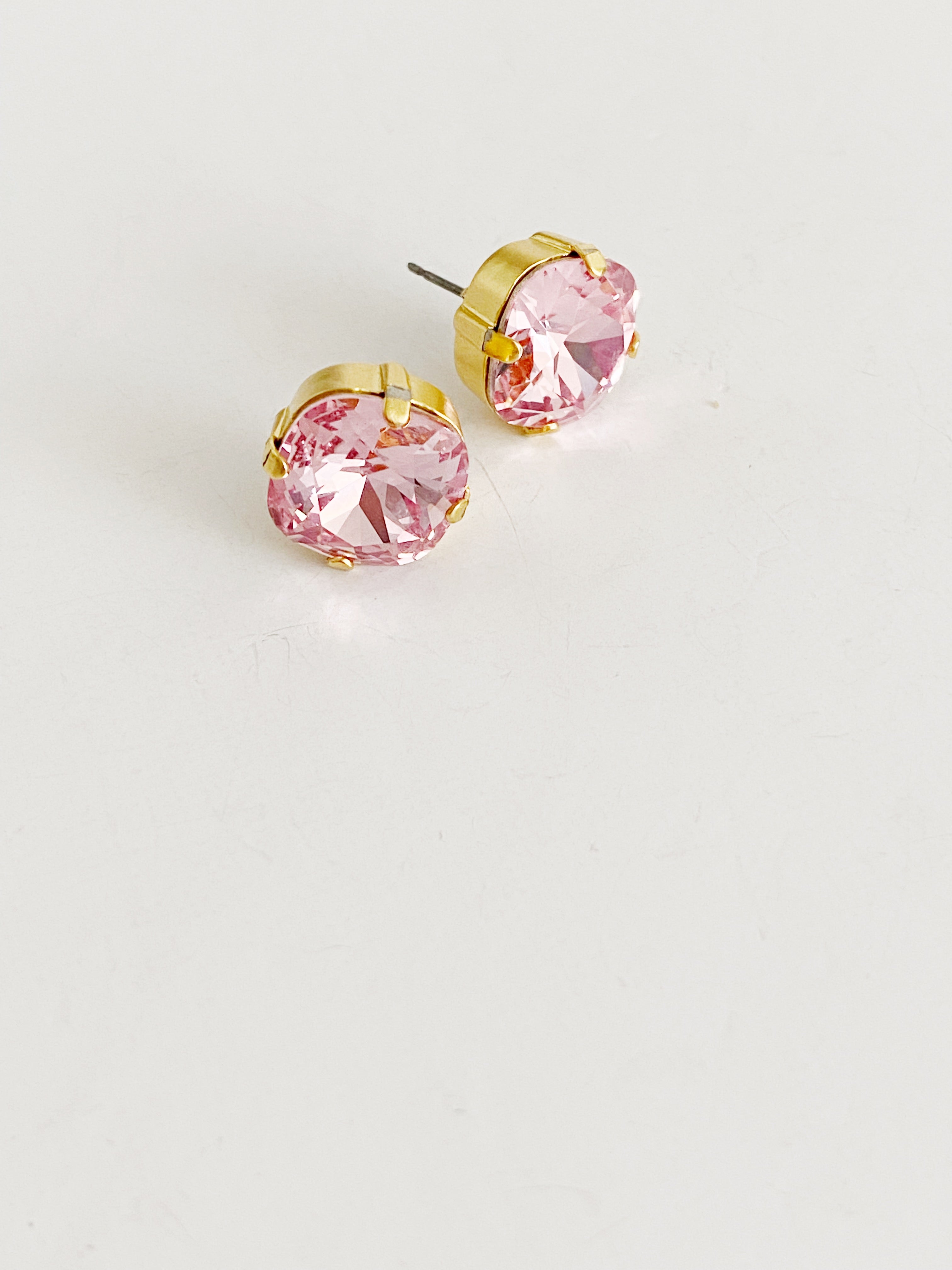 Boucles d'oreilles Glam rose romance
