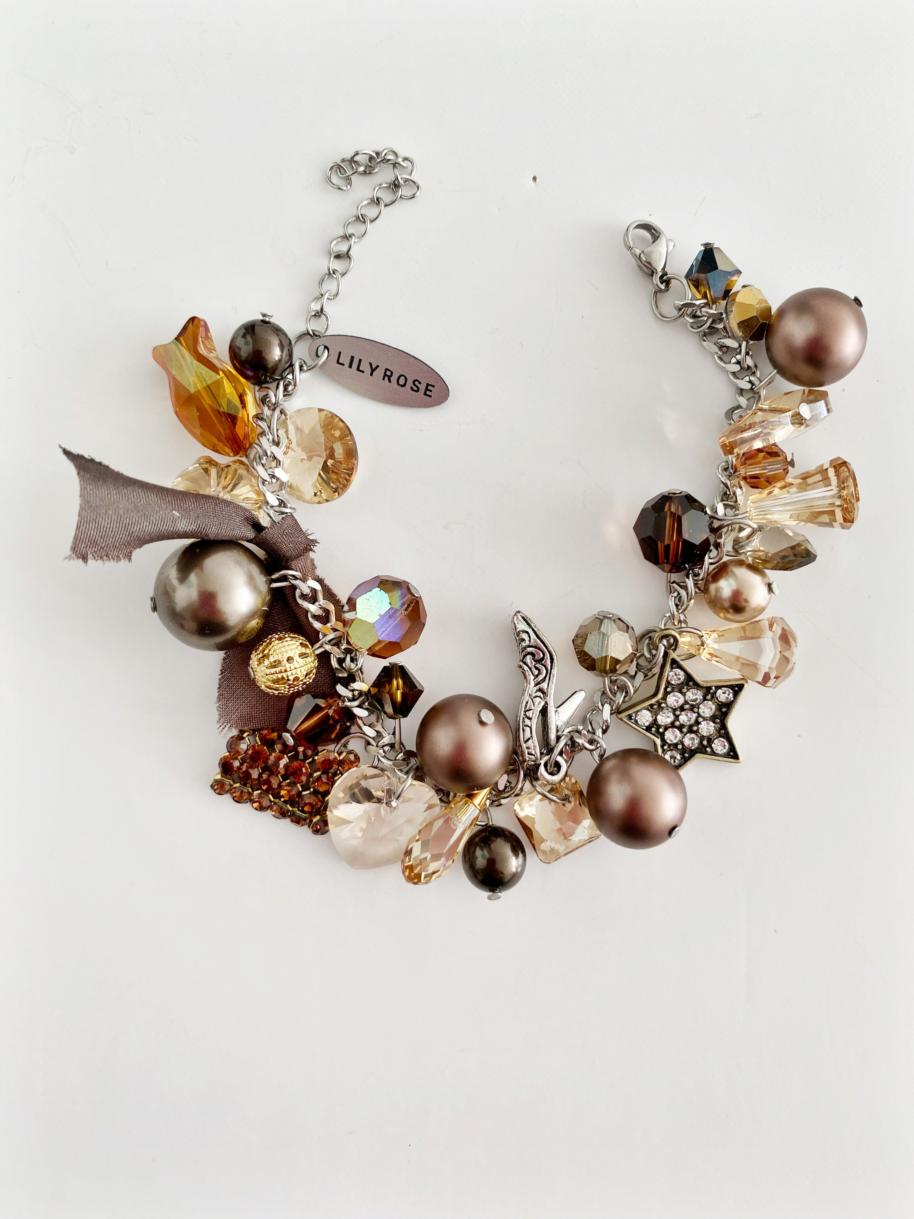 Bracelet Brown velvet kiss