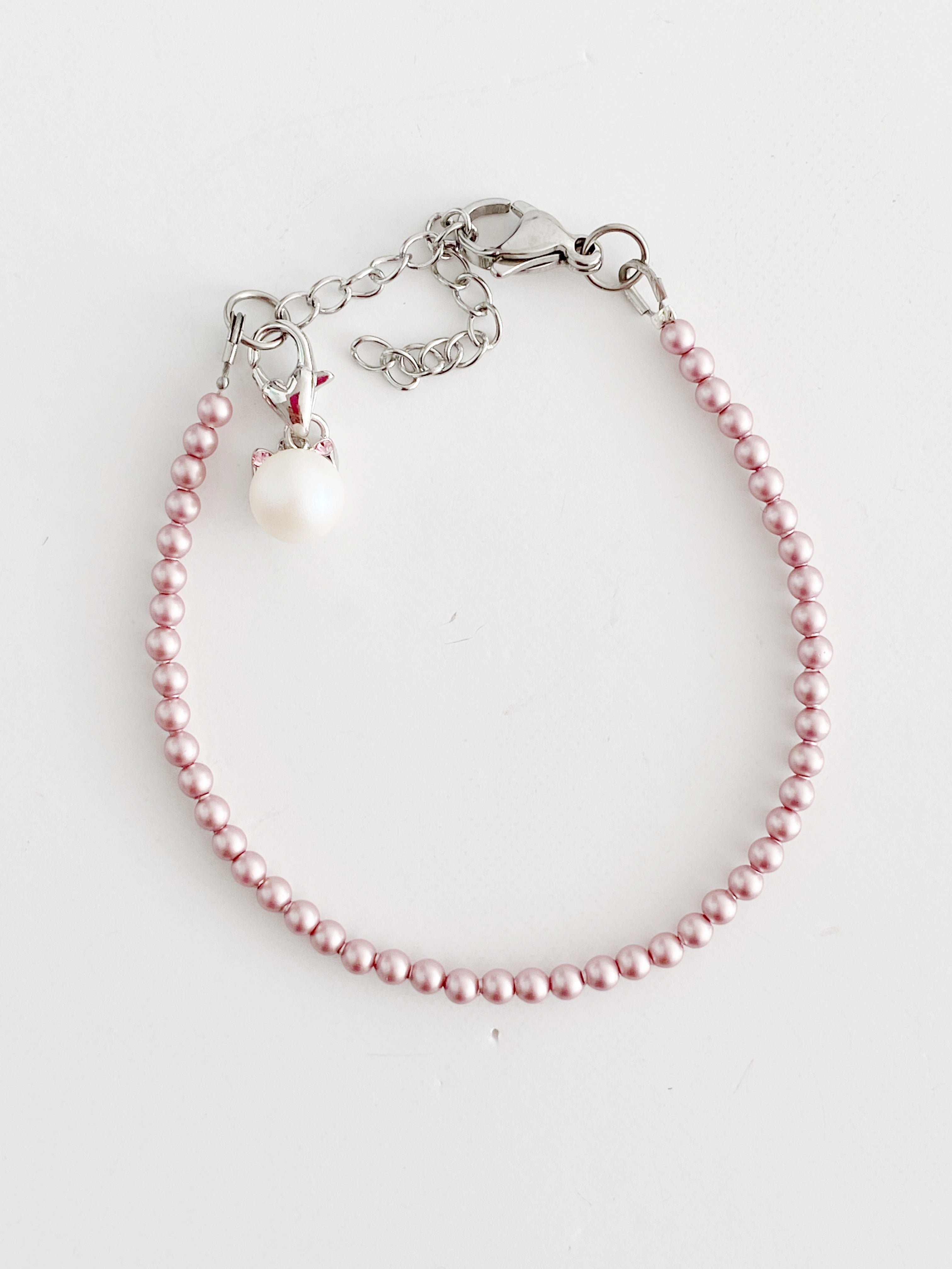 Bracelet Figaro rose 🐱