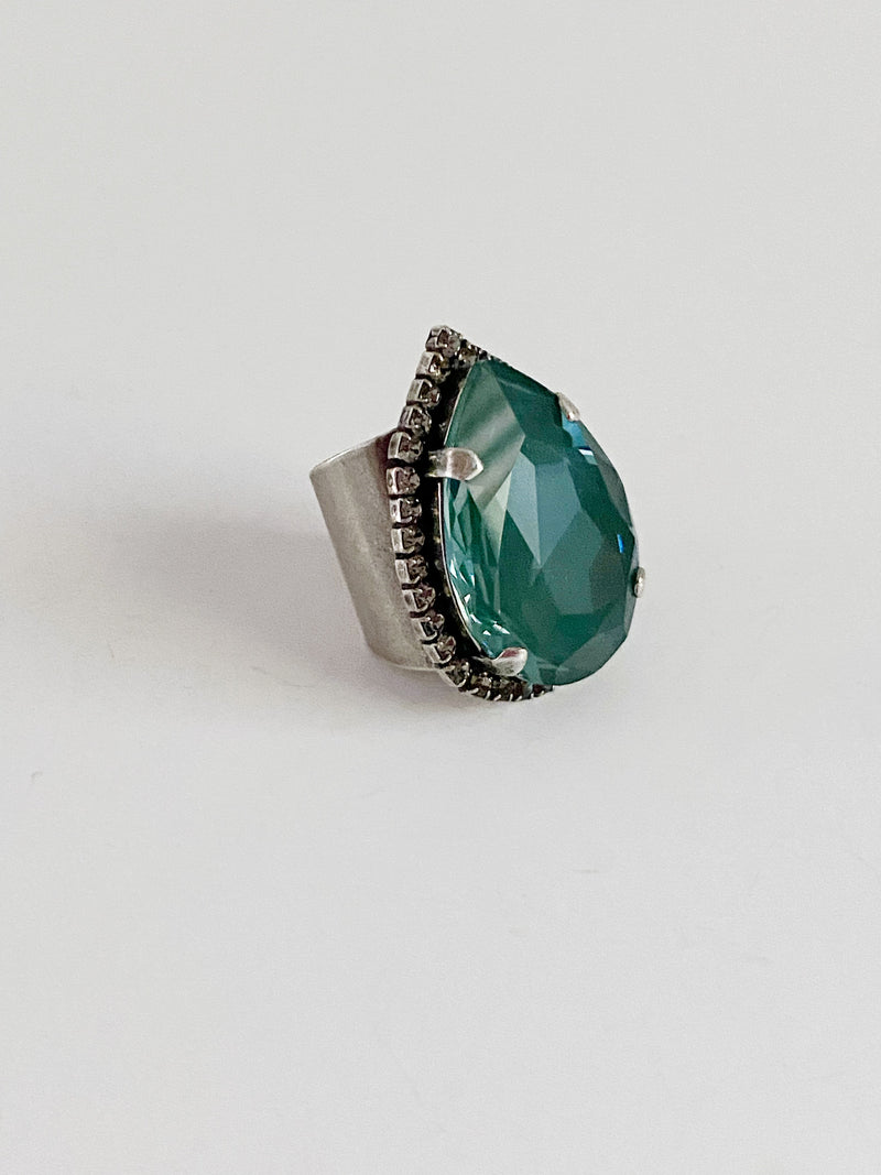 Bague cocktail Morgan \ Pine green