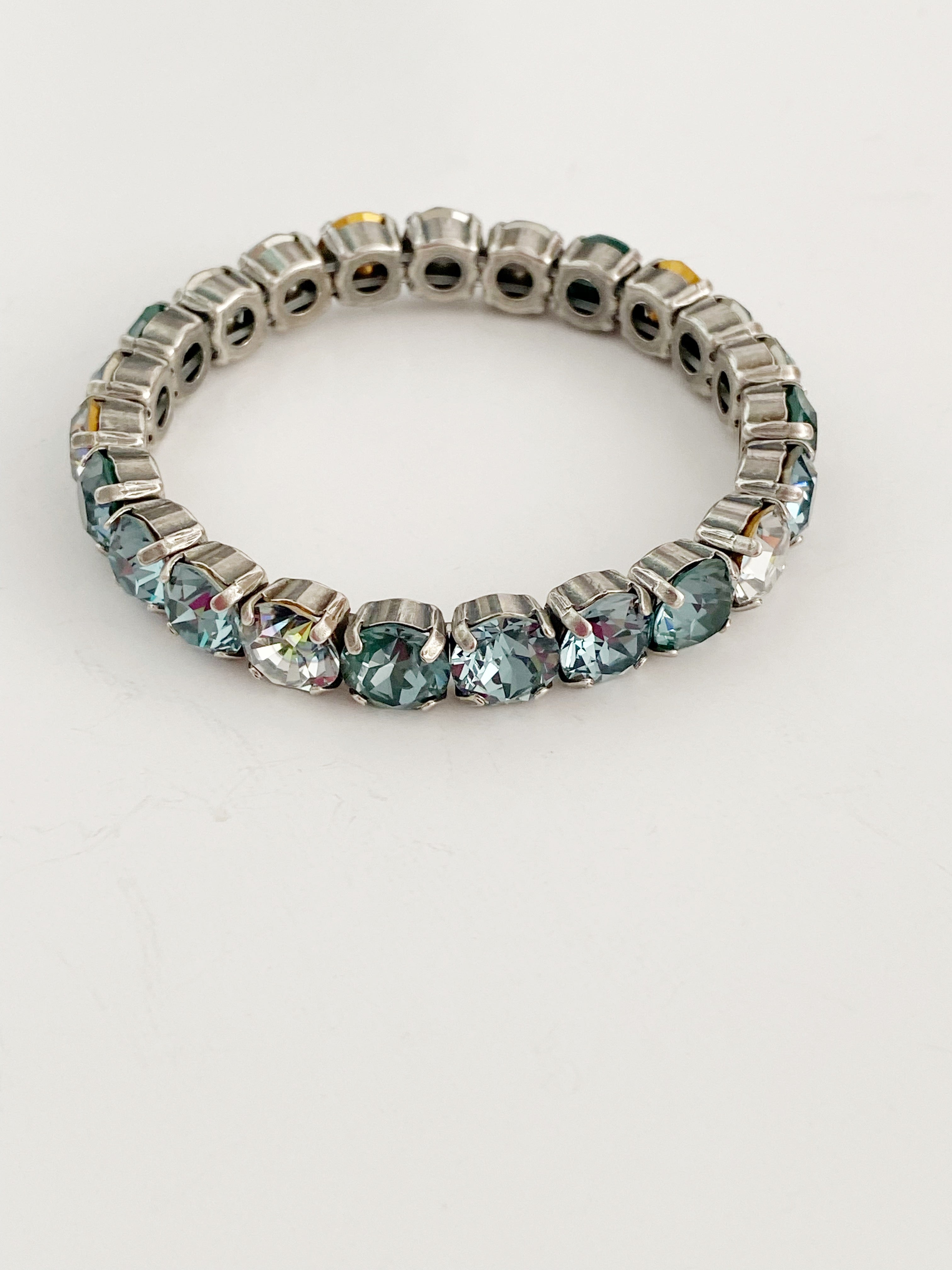 Bracelet élastique Romance en vert