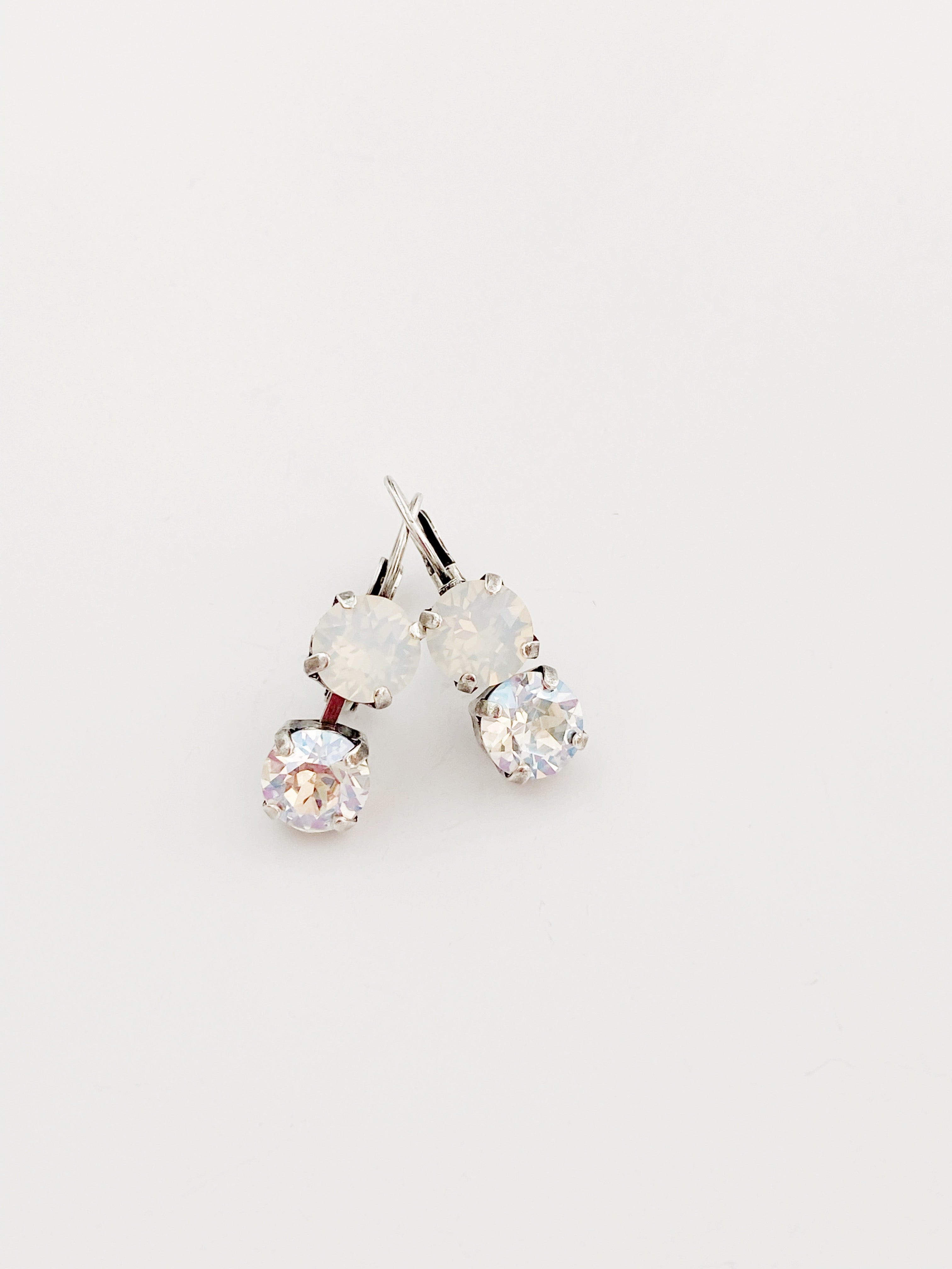 Boucles d'oreilles Amour en blanc