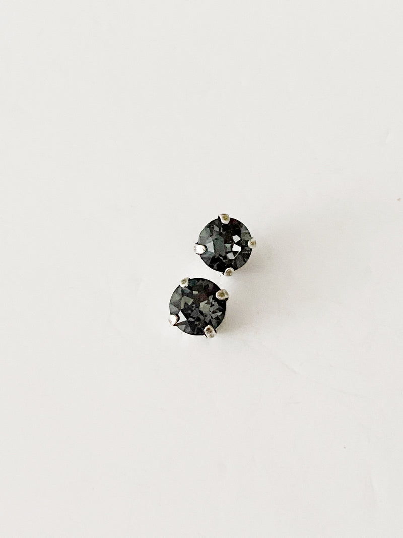 Boucles d'oreilles stud \silver night