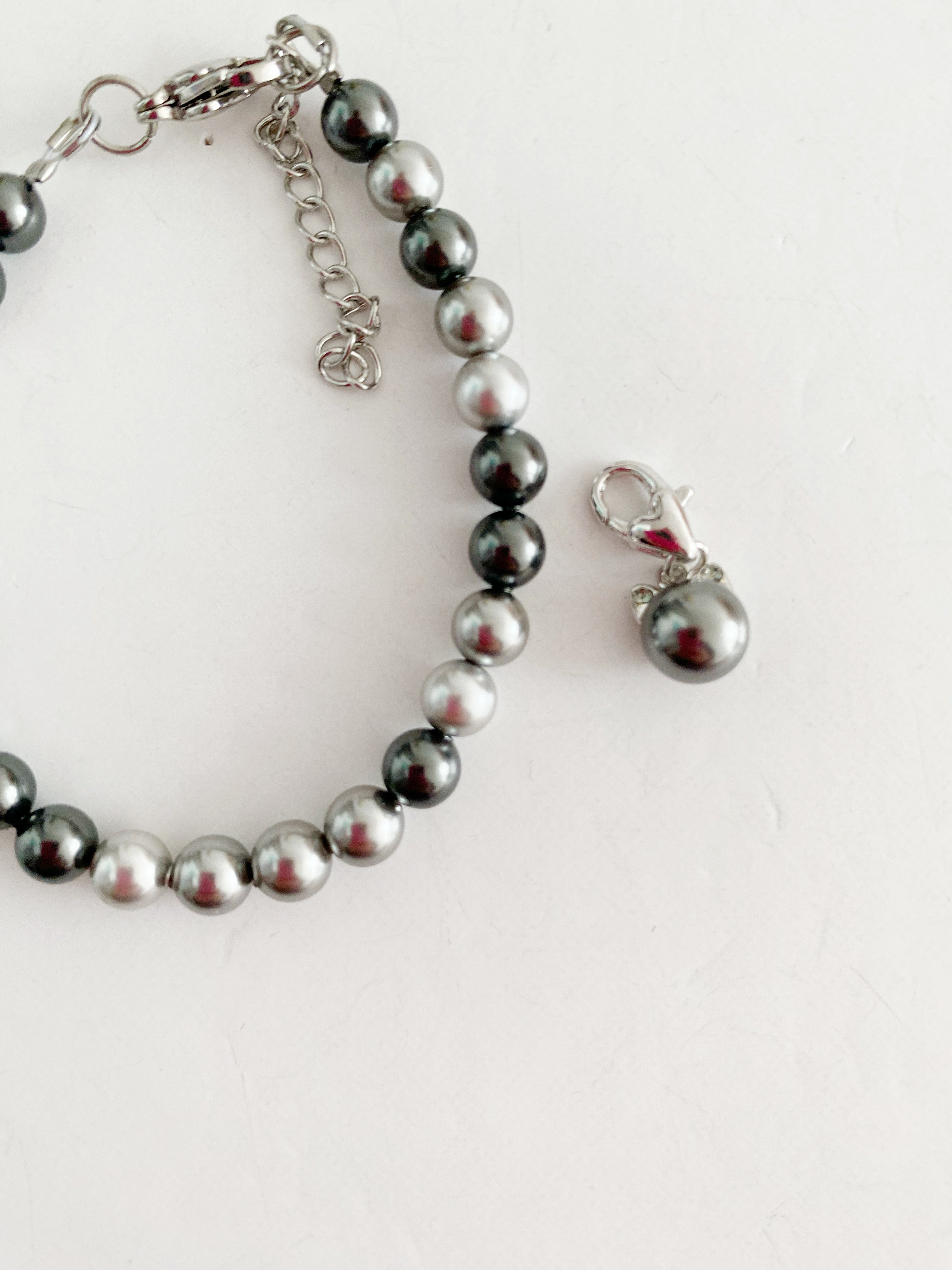 Bracelet Figaro gris 🐱
