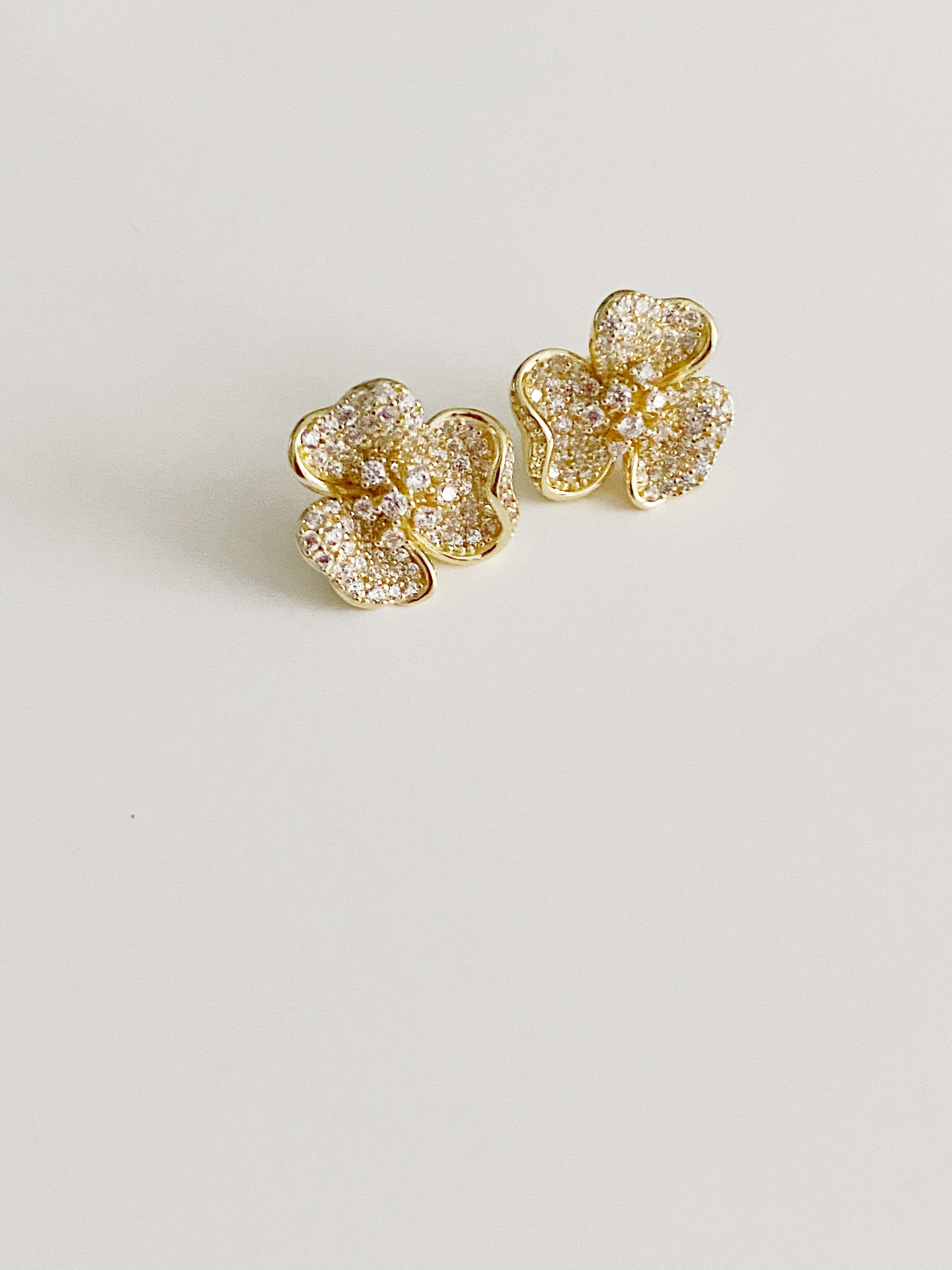Boucles d'oreilles Golden flower