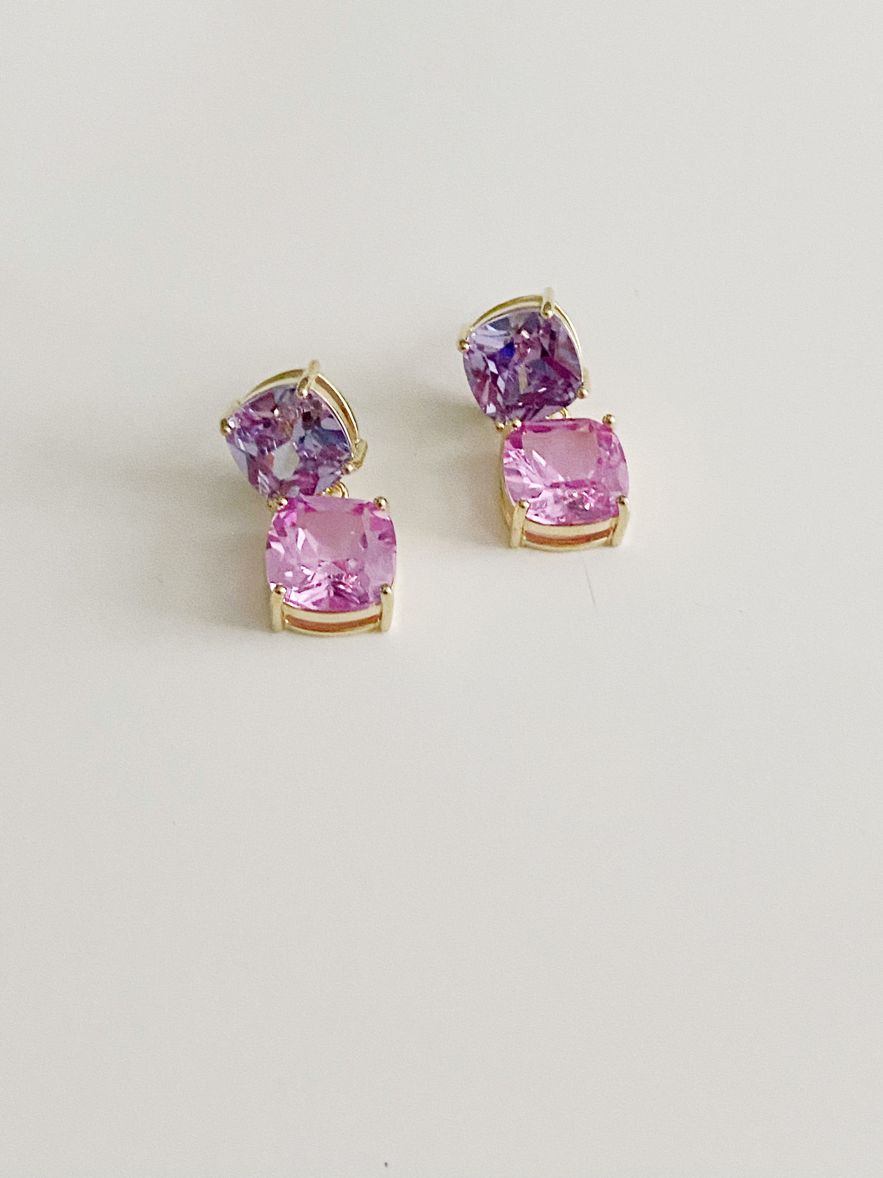 Boucles d'oreilles Carrie in pink