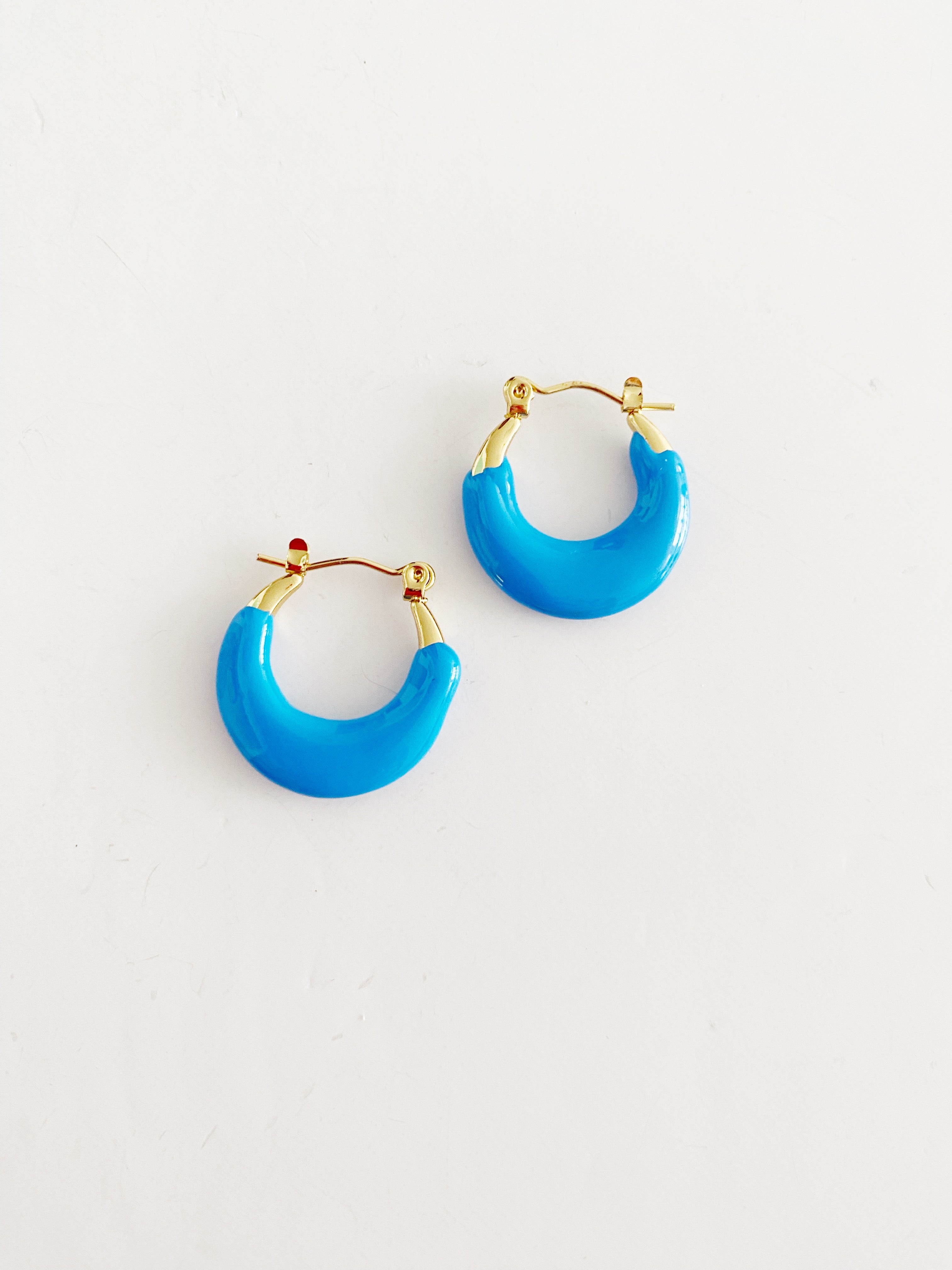 Boucles d'oreilles Soan blue
