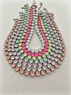 Collier Safira opal blanc