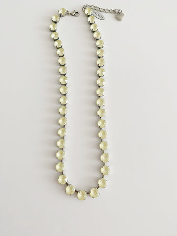 Collier de  grosses perles vintage Sofia