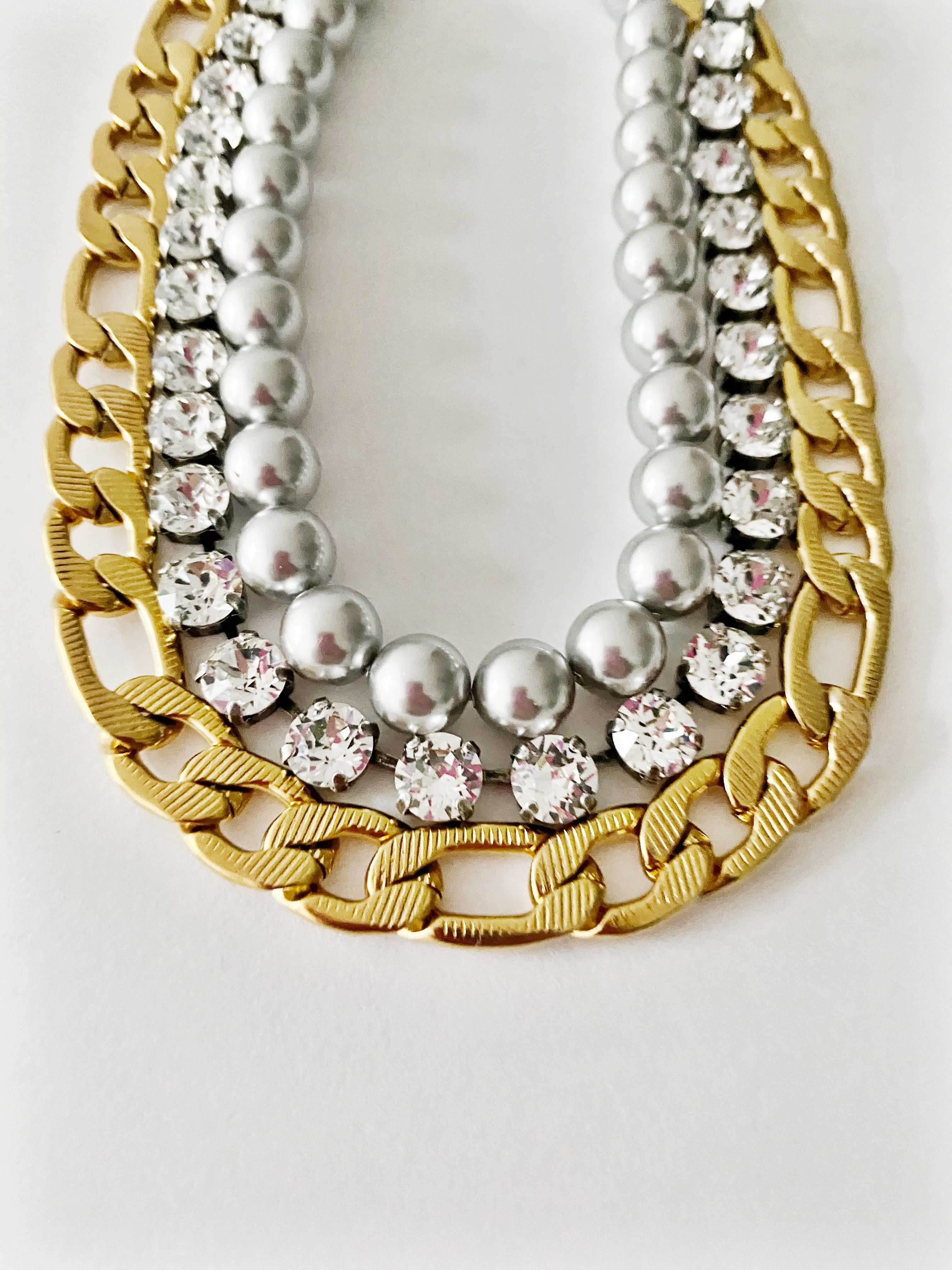 Ensemble 3 collier Diamond girl ✨