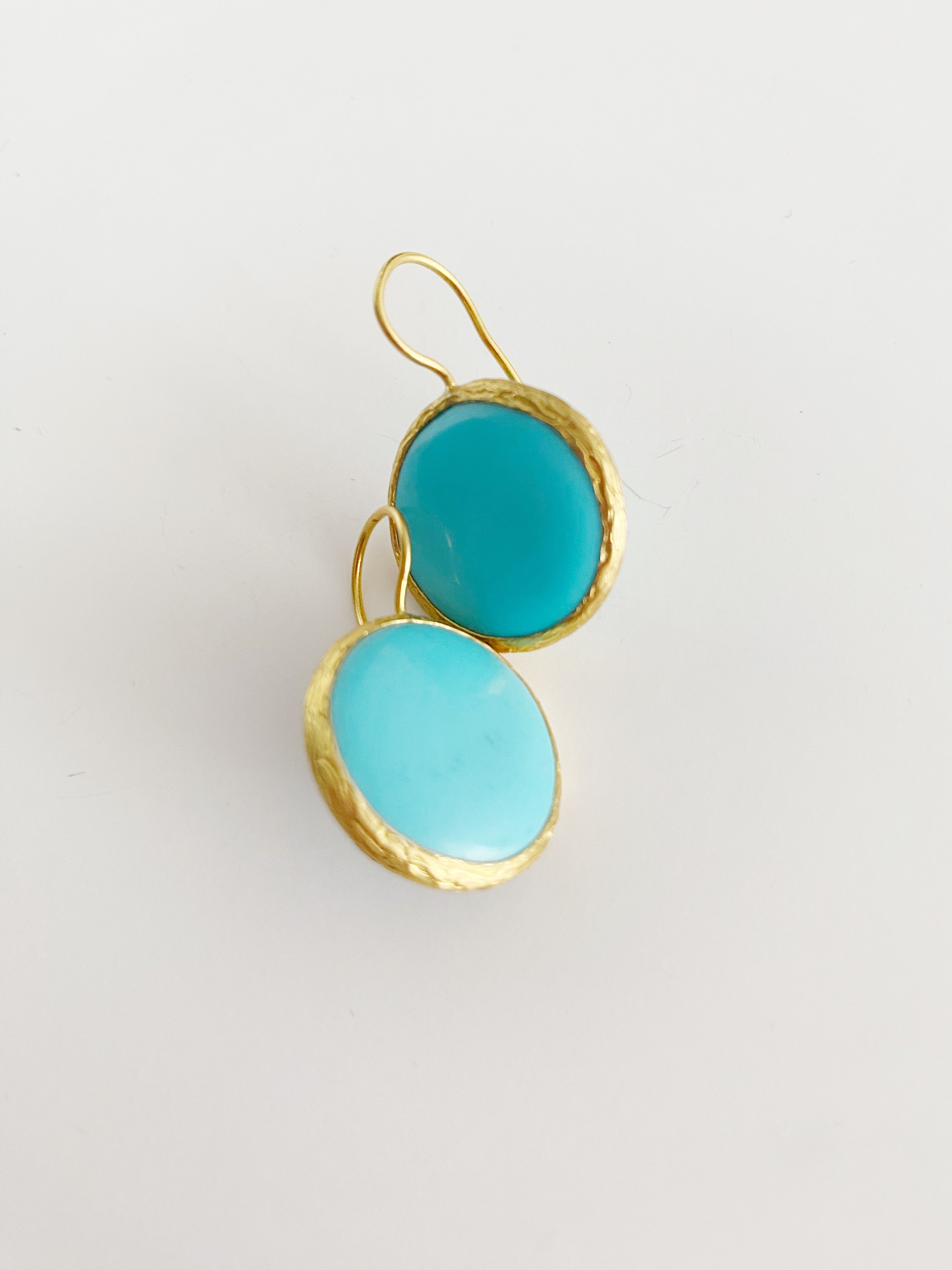 Boucles d'oreilles La turquoise