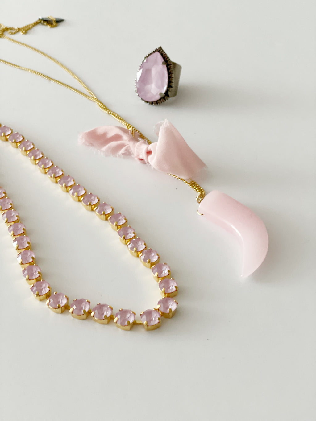 Collier Safira soft pink