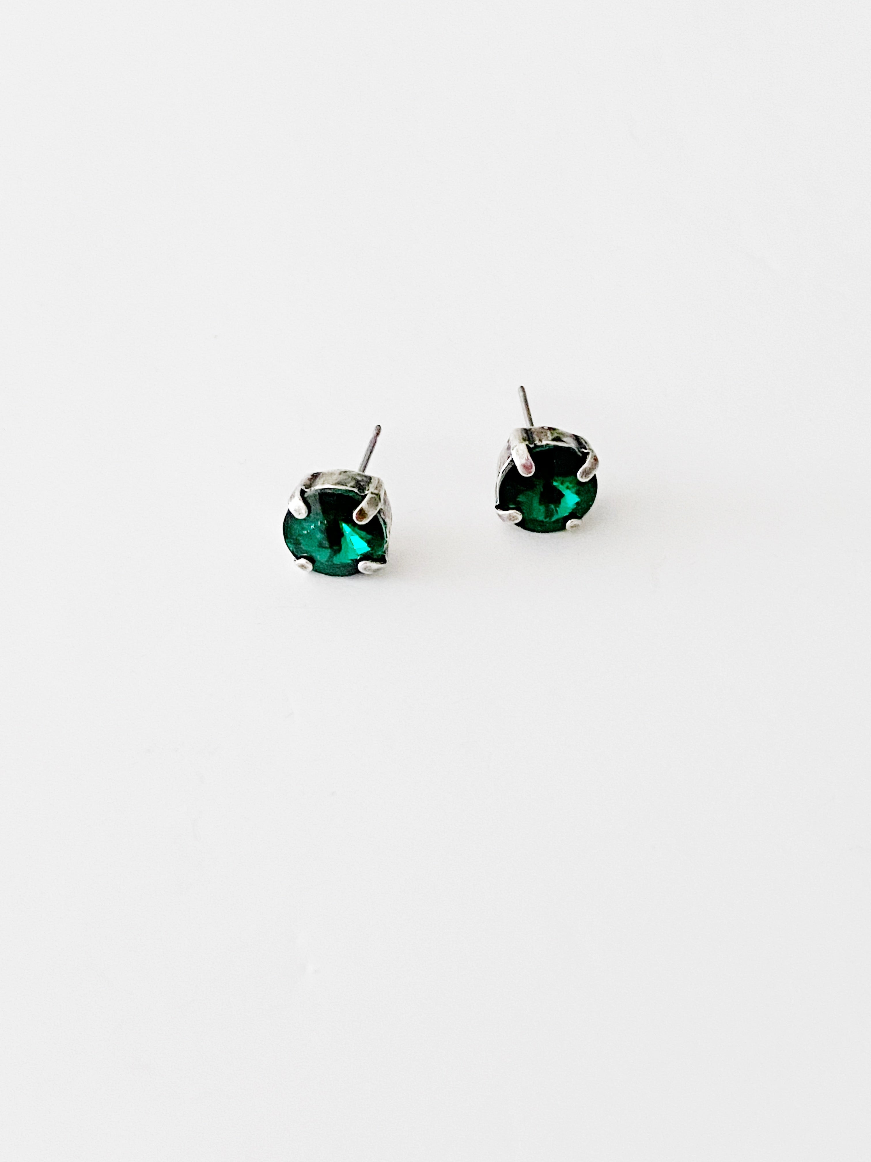 Boucles d'oreilles stud \Émeraude
