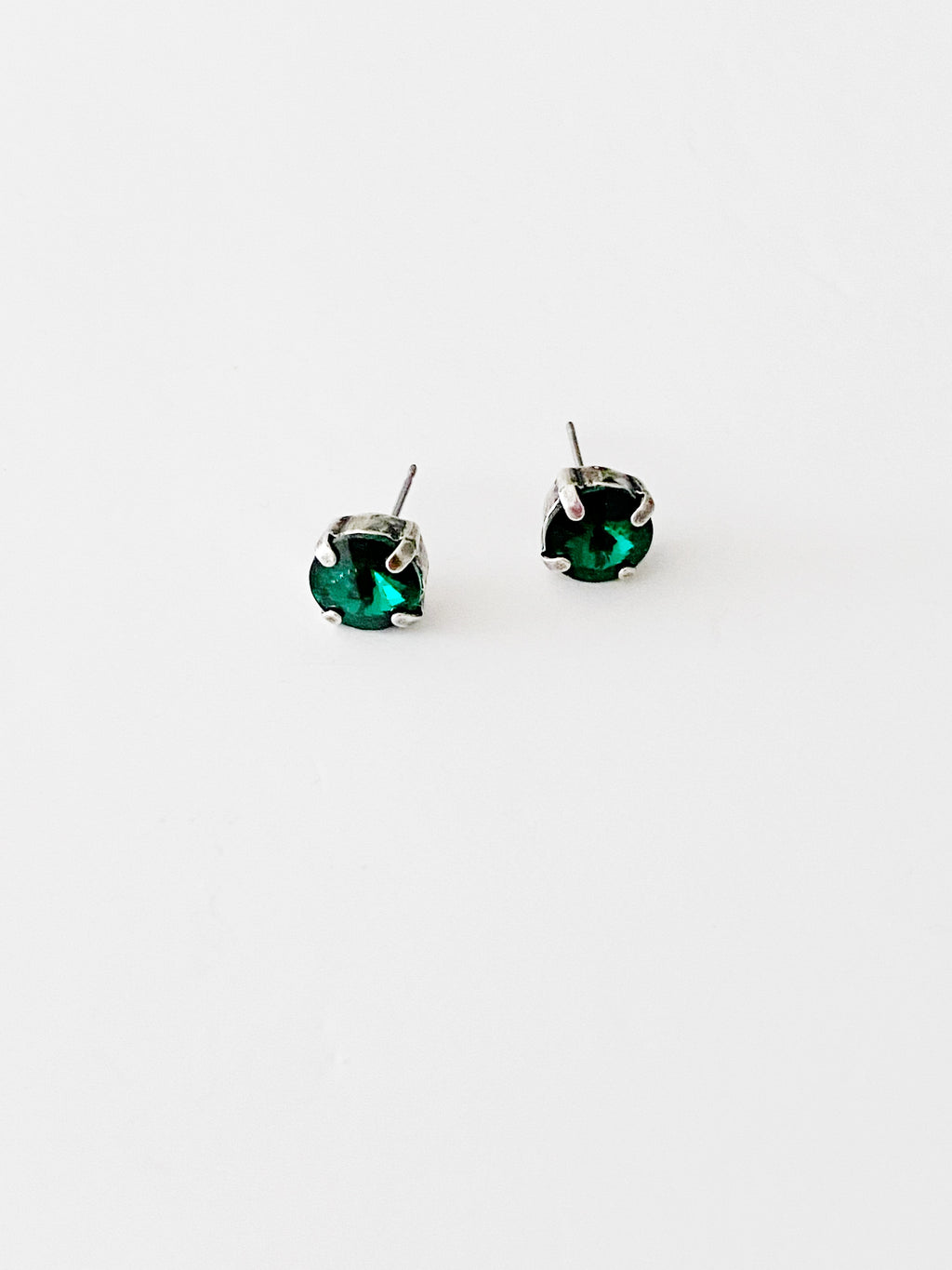 Boucles d'oreilles stud \Émeraude