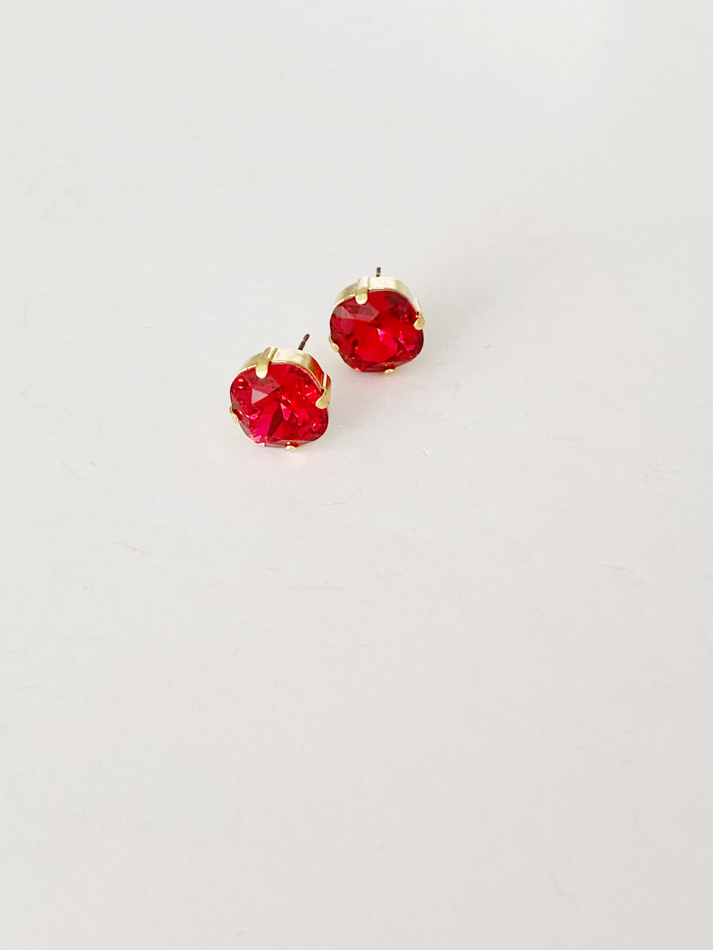 Boucles d'oreilles Glam red ✨