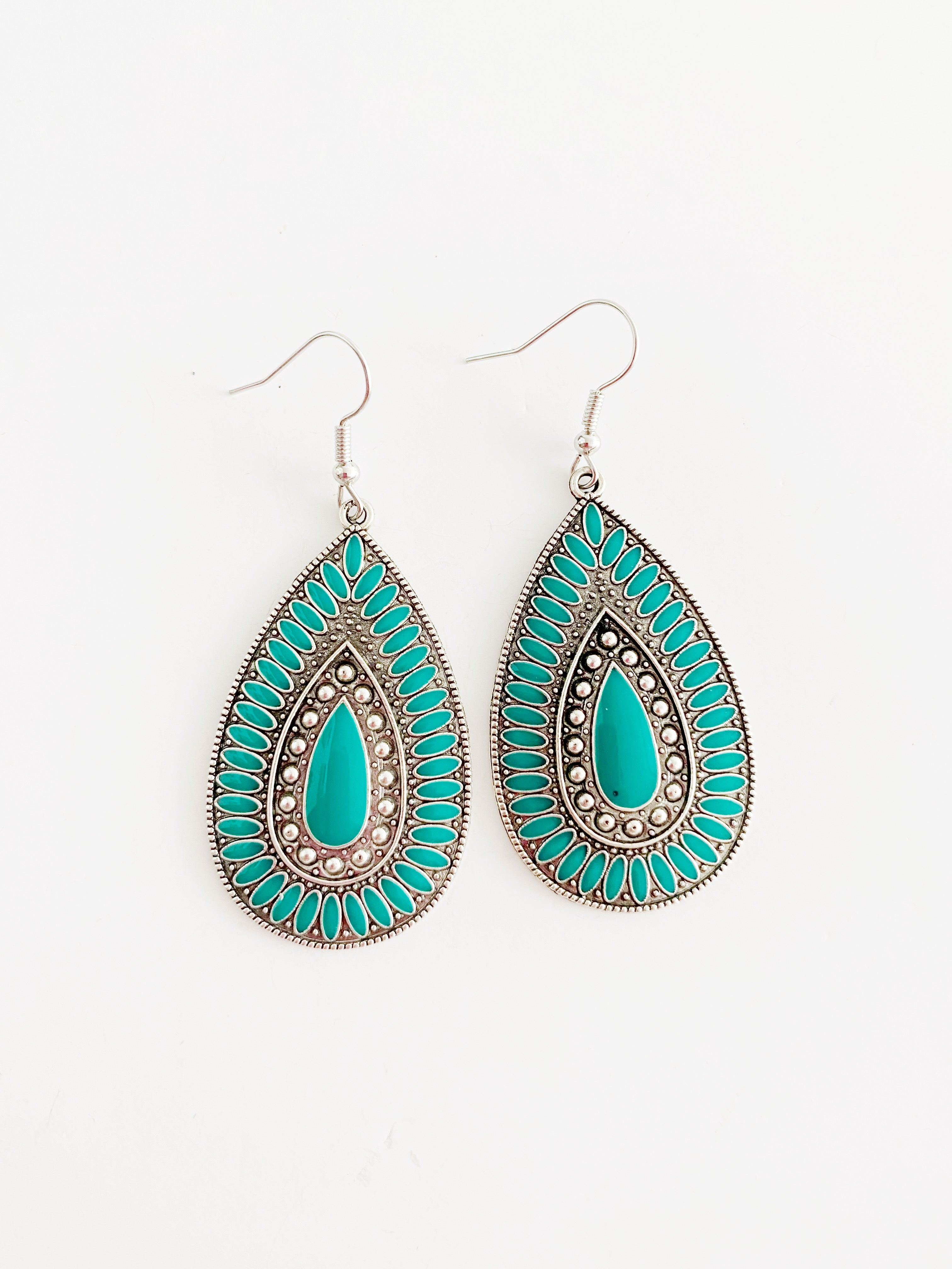 Boucles d'oreilles Sekina \ vert