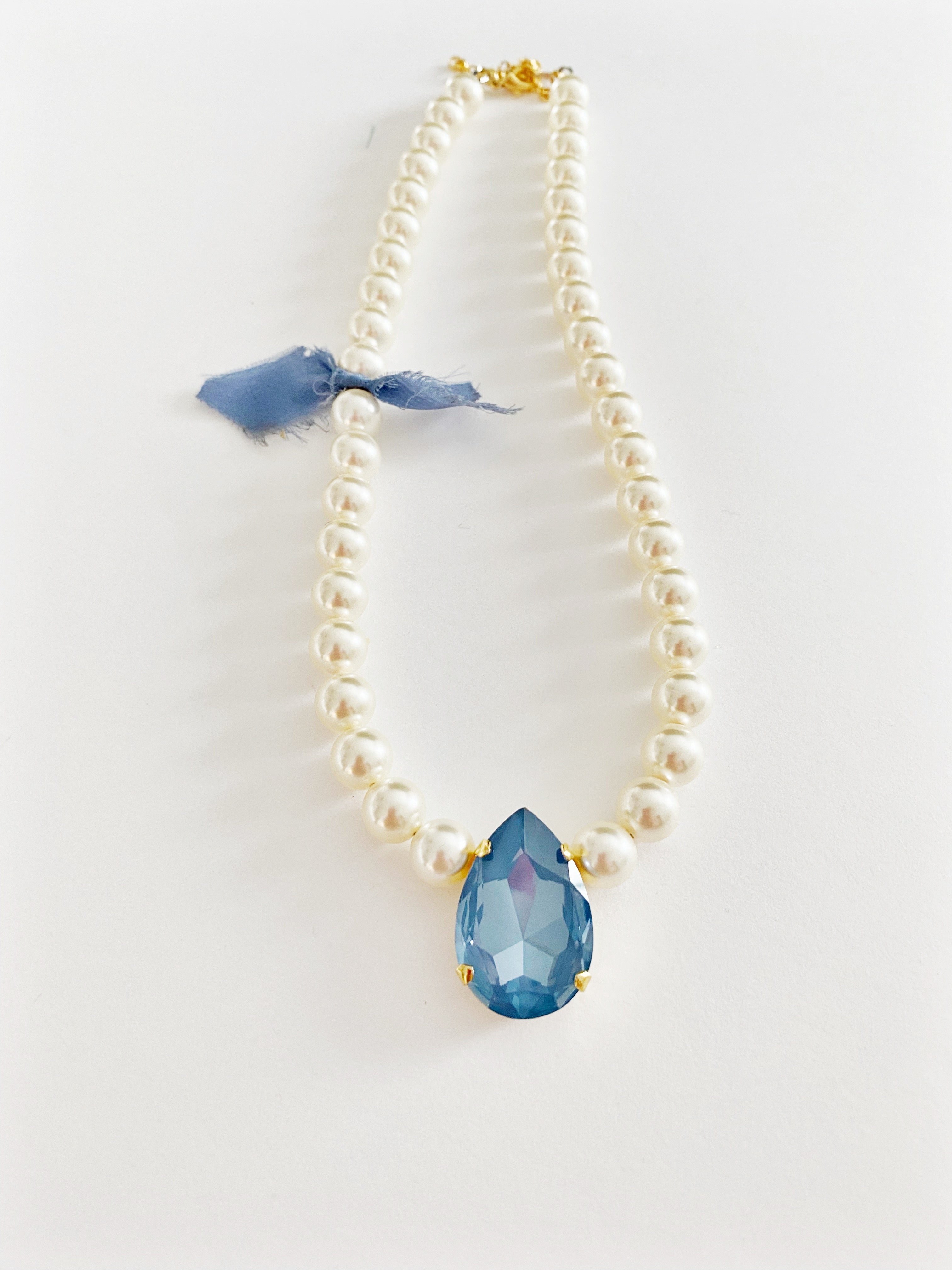 Collier Luna \ denim blue