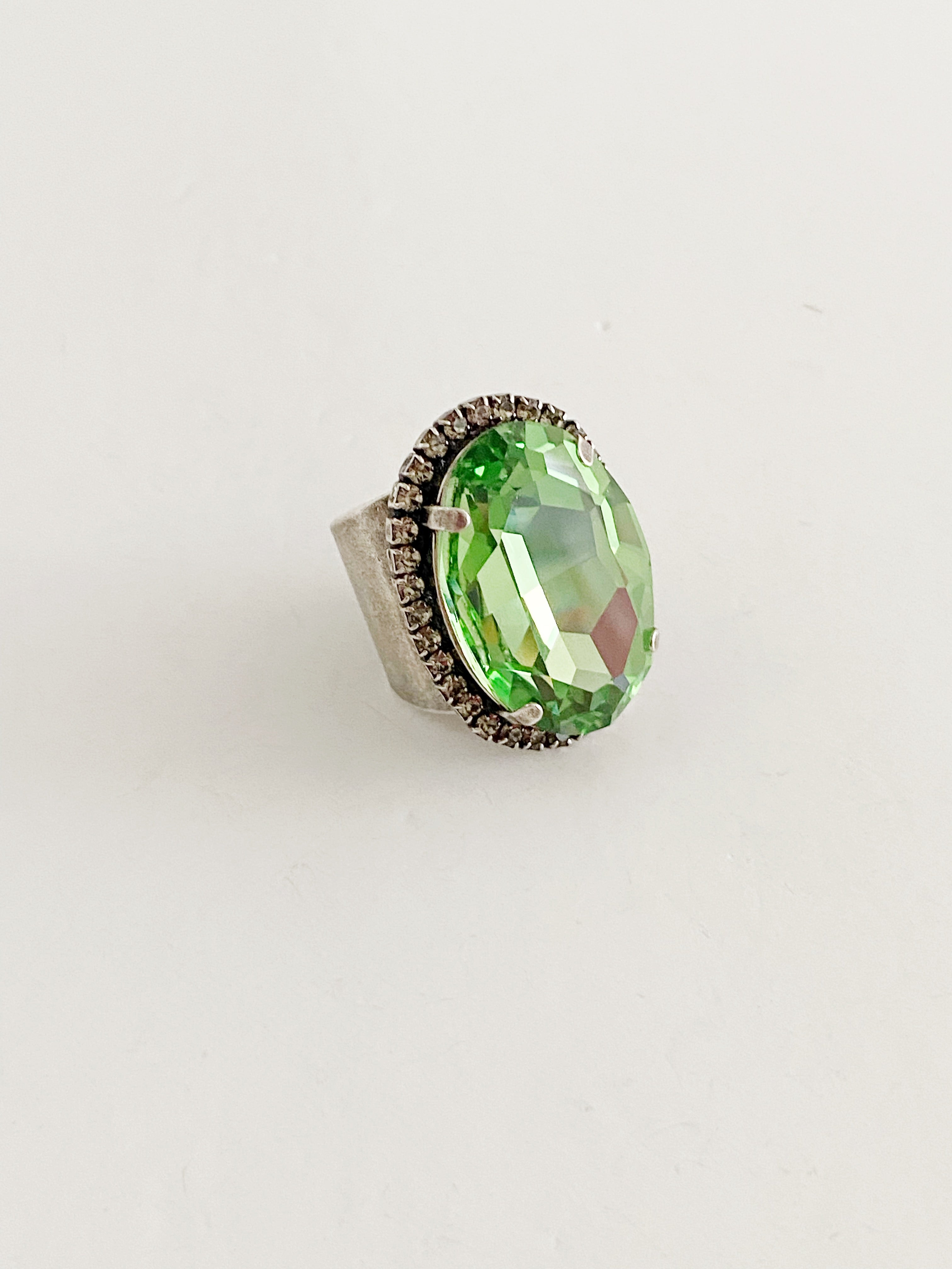 Bague cocktail Sofia \ peridot Tiana🩷