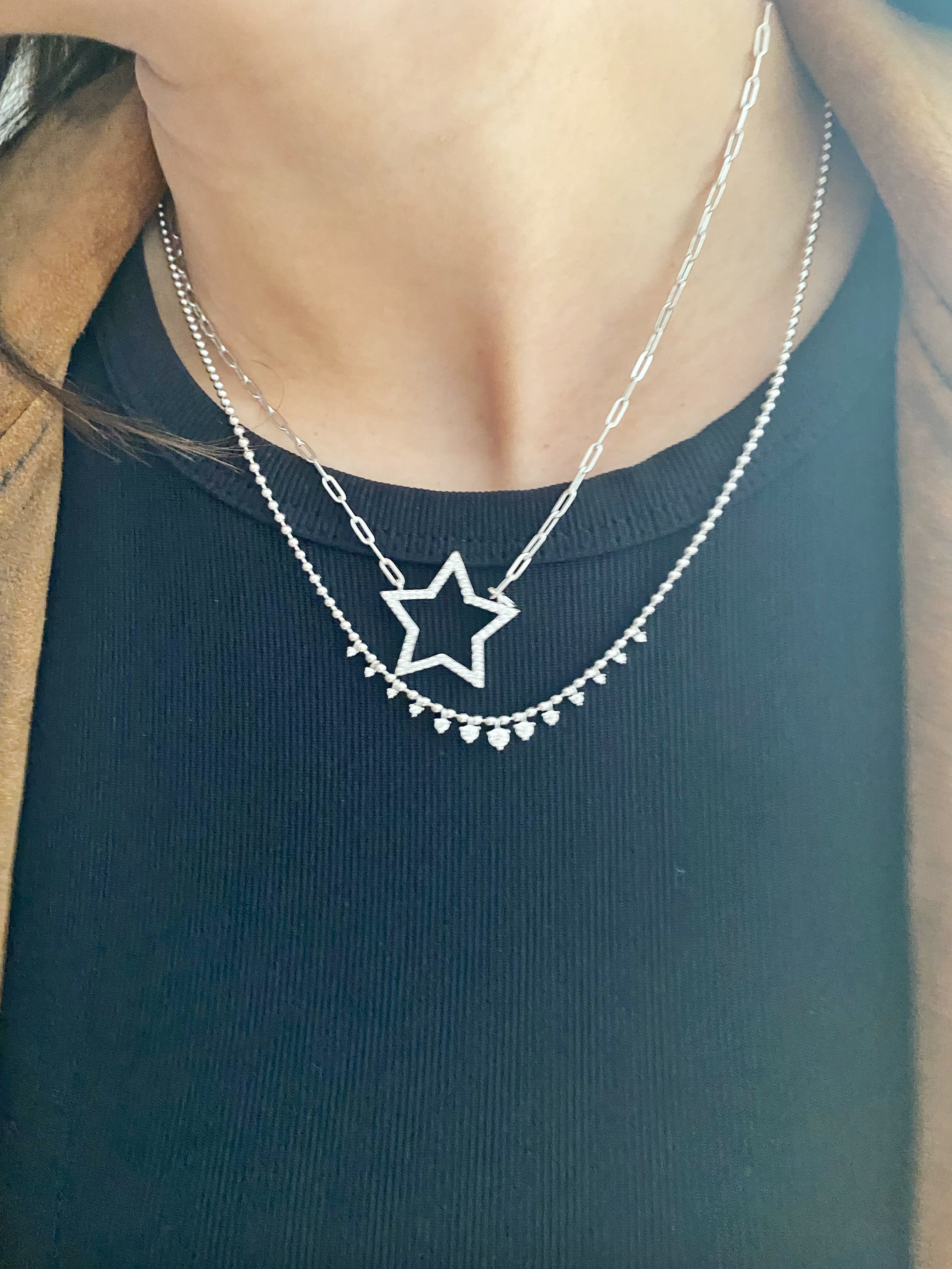 Collier Agatha Silver
