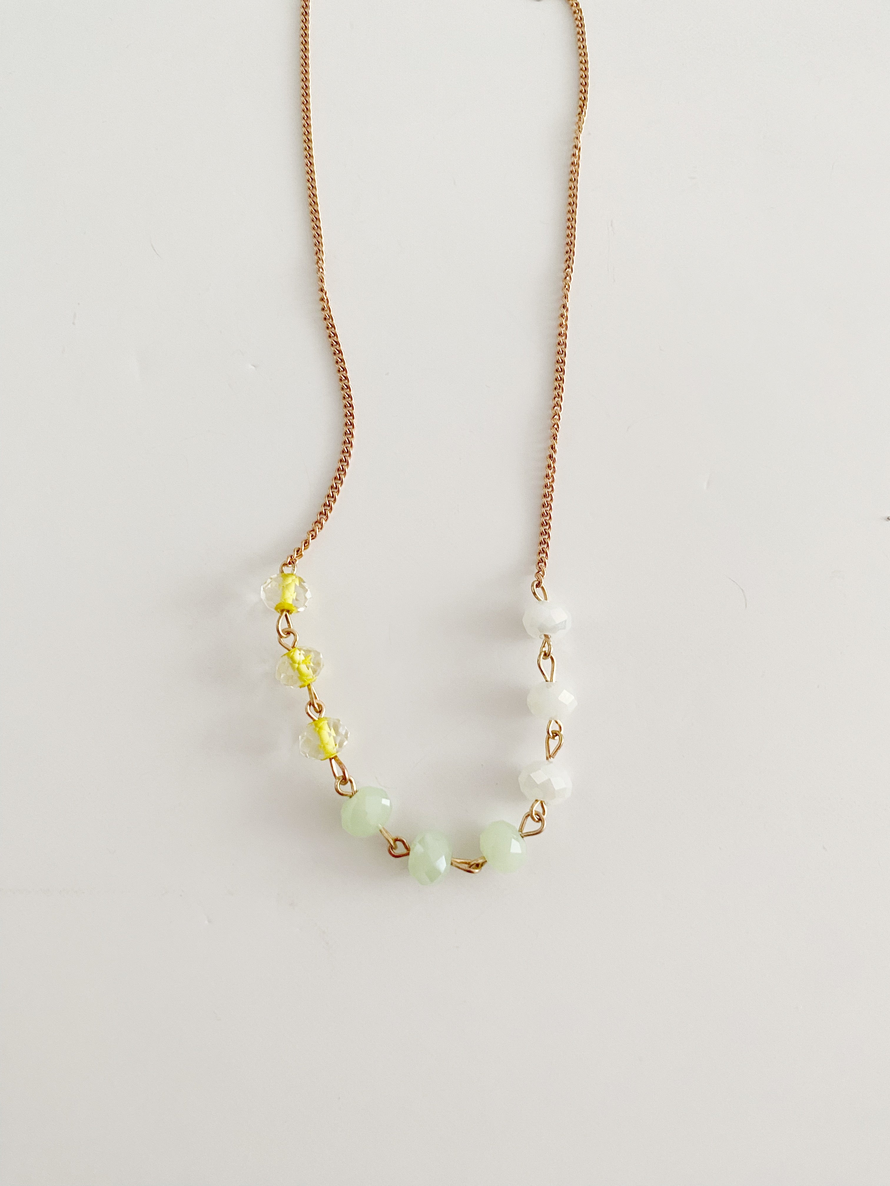 Collier Saharia \ jaune