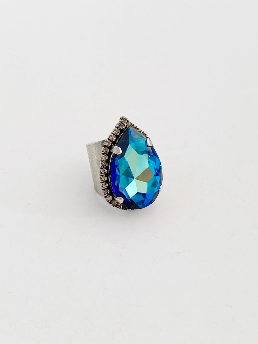 Bague cocktail Morgan \ Bermuda blue