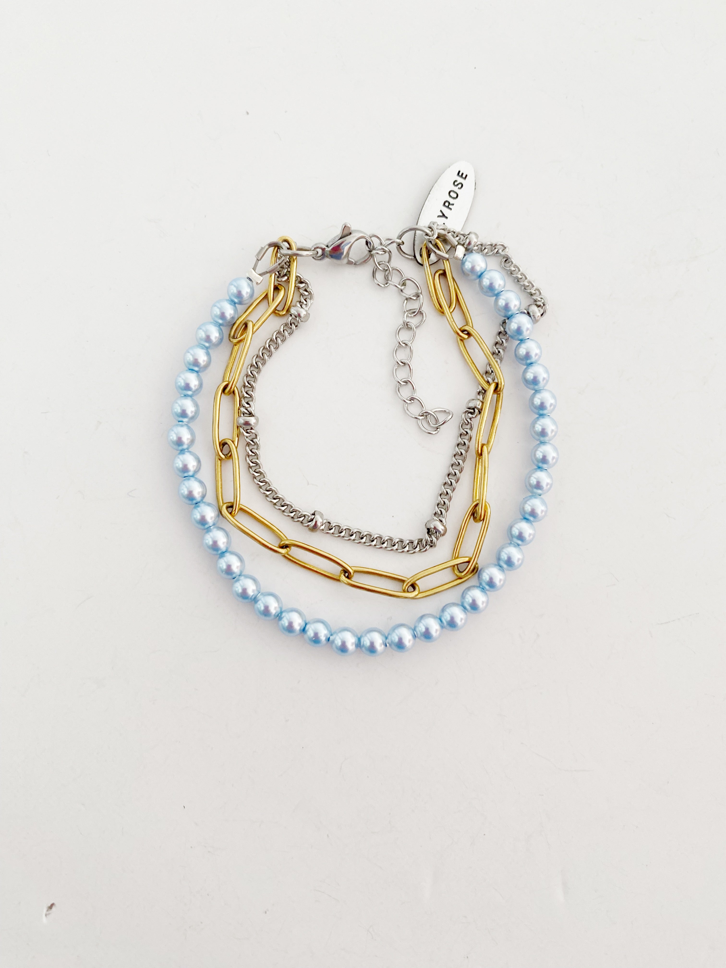 Bracelet  Oxford beach blue