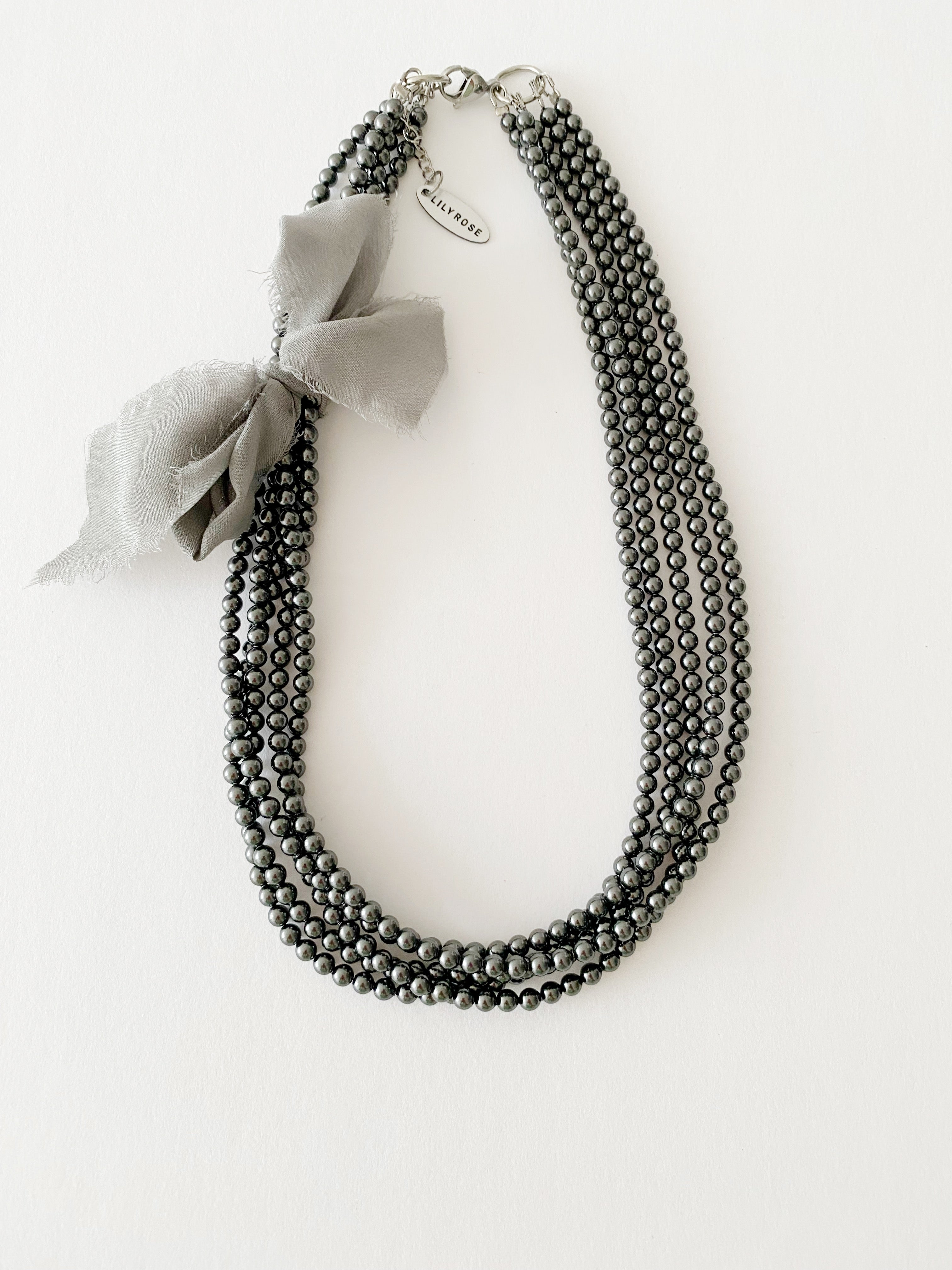 Collier Bea dark grey